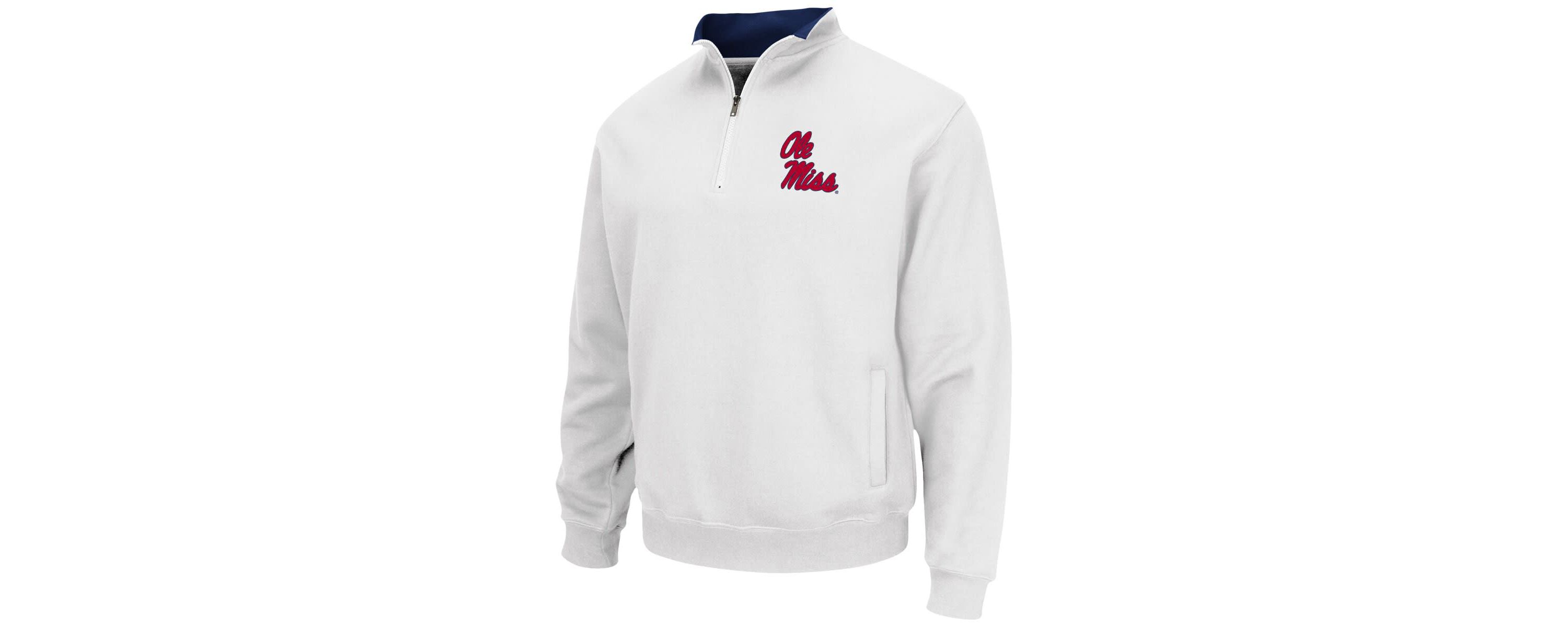 NCAA Ole Miss Rebels Tortugas Team Logo Quarter-Zip Jacket