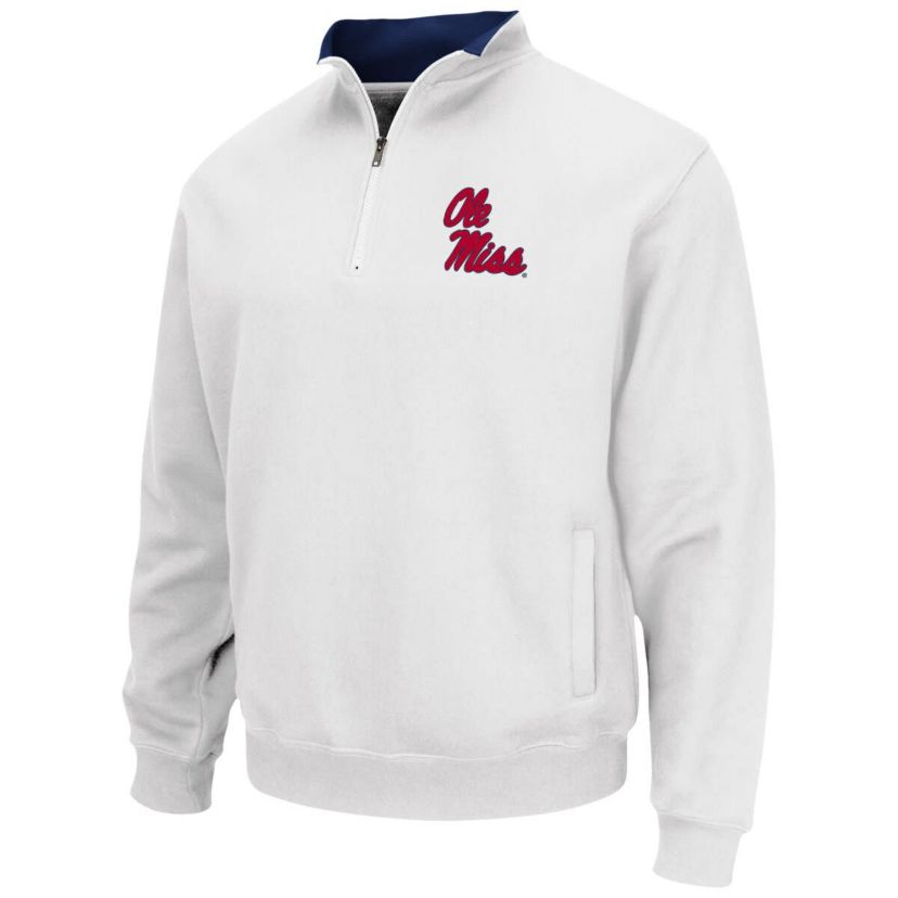NCAA Ole Miss Rebels Tortugas Team Logo Quarter-Zip Jacket