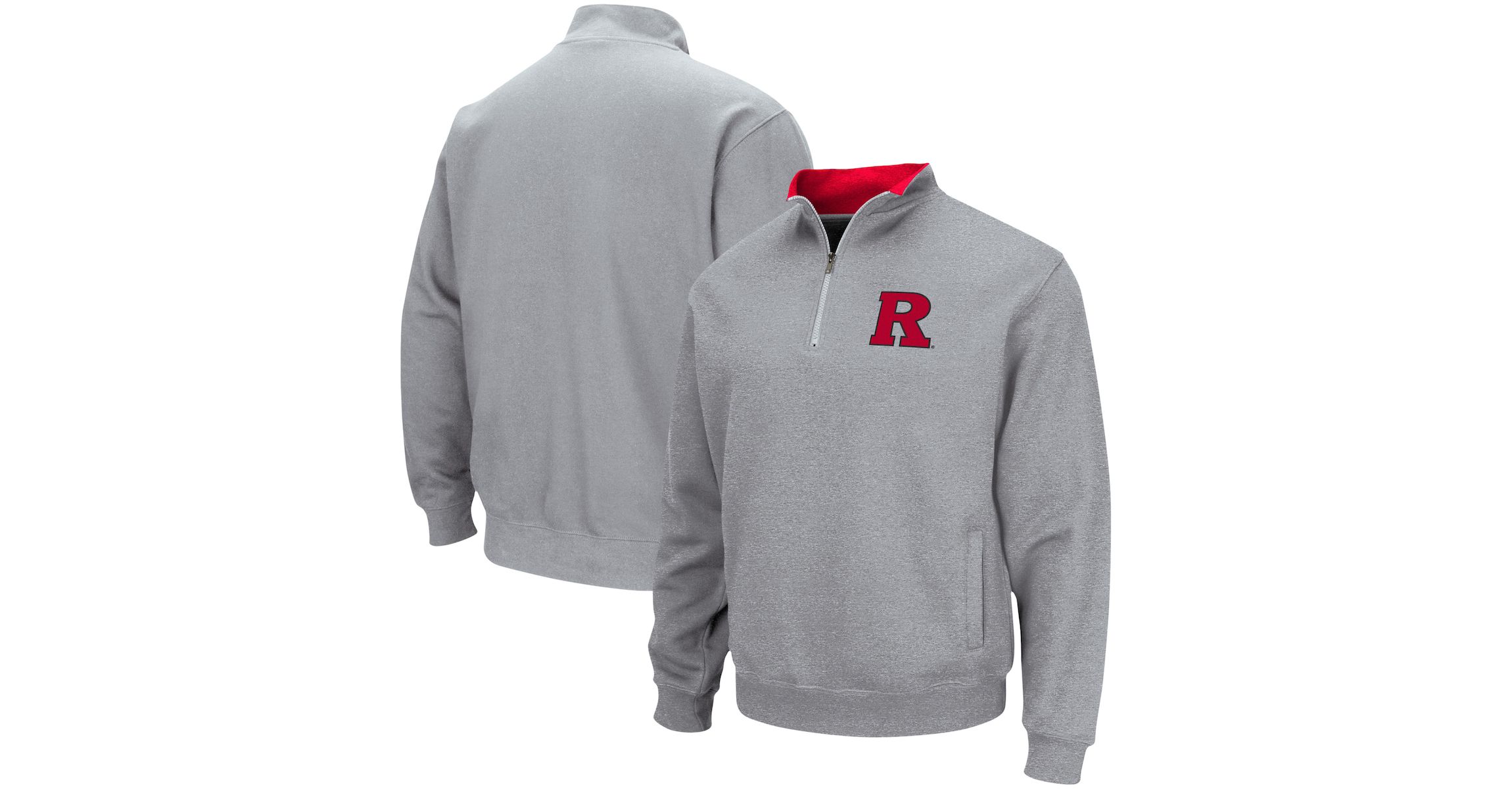 Rutgers Scarlet Knights NCAA ed Rutgers Knights Tortugas Team Logo Quarter-Zip Jacket