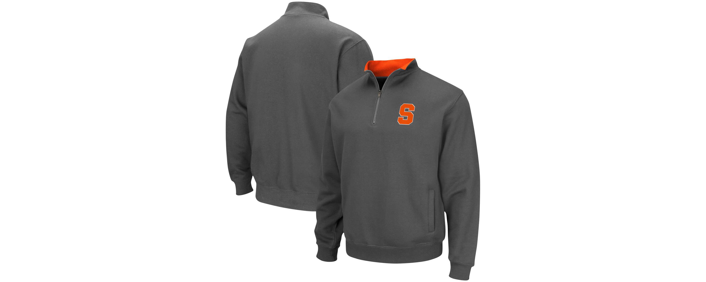 Syracuse Orange NCAA Syracuse Tortugas Team Logo Quarter-Zip Jacket