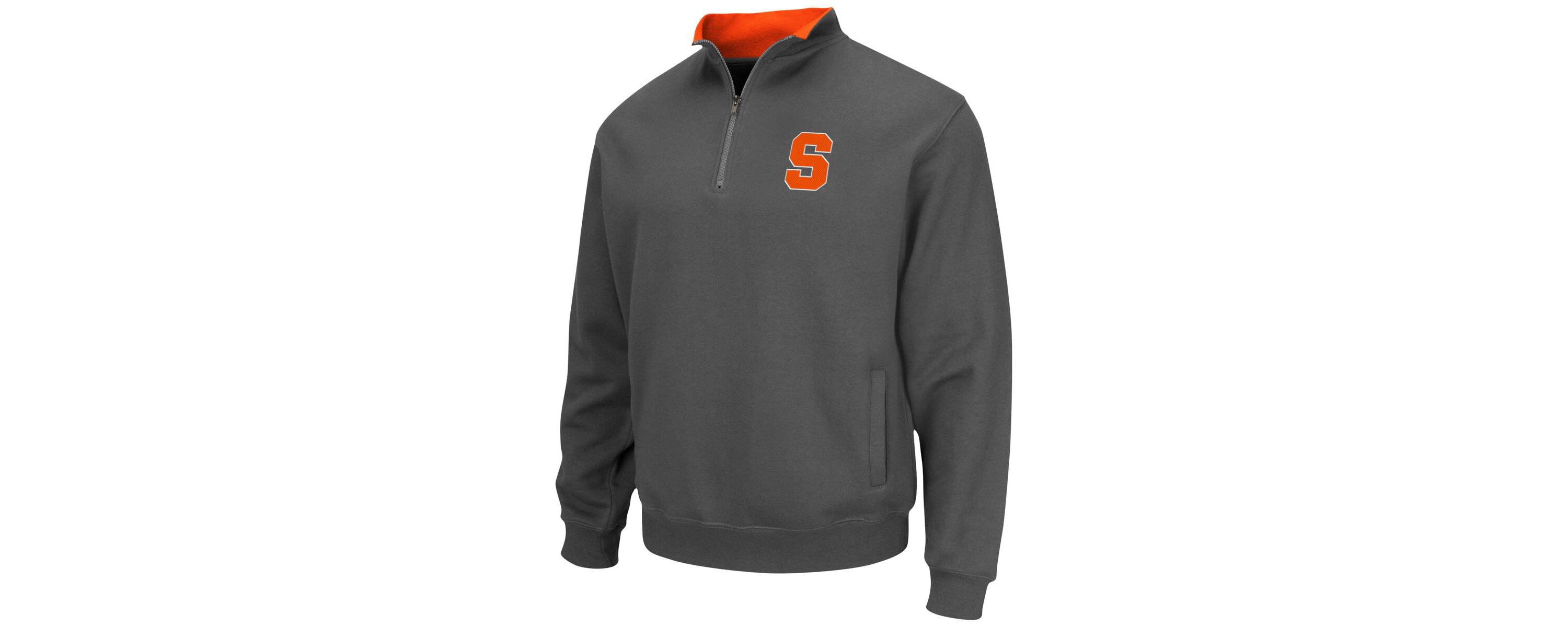 Syracuse Orange NCAA Syracuse Tortugas Team Logo Quarter-Zip Jacket
