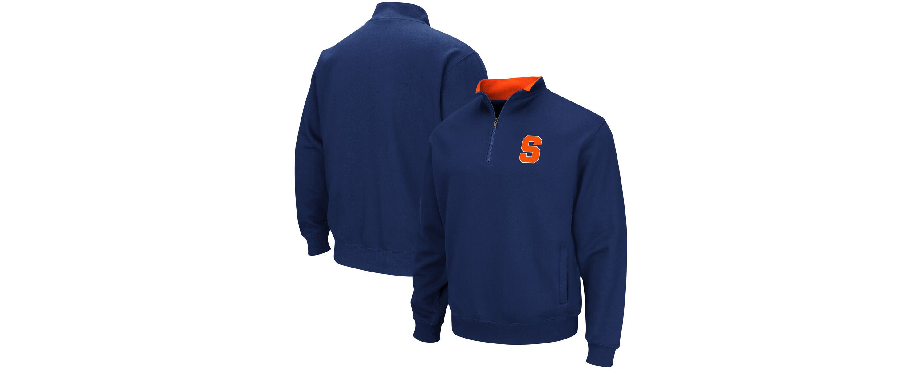 Syracuse Orange NCAA Syracuse Tortugas Team Logo Quarter-Zip Jacket