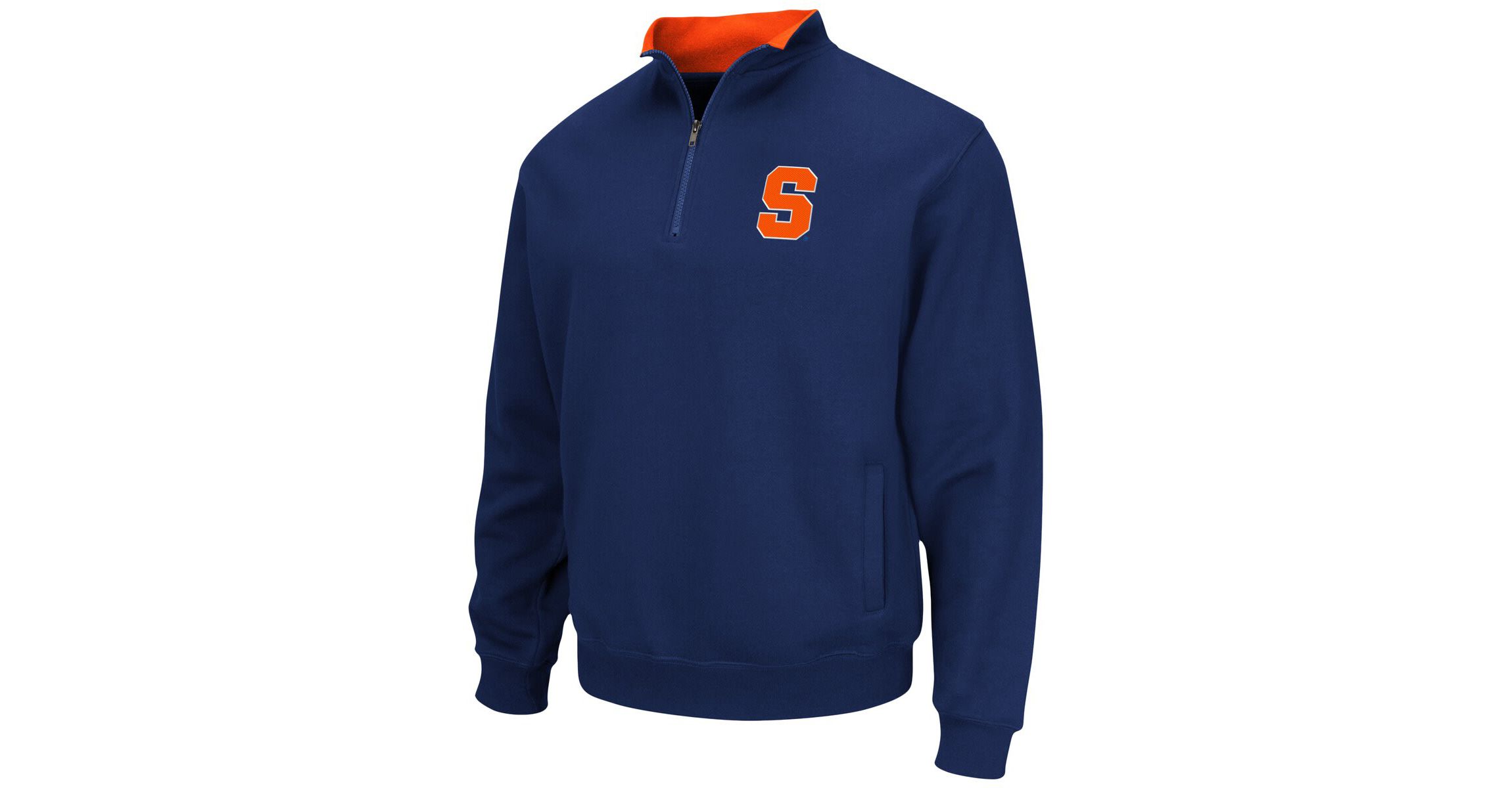 Syracuse Orange NCAA Syracuse Tortugas Team Logo Quarter-Zip Jacket