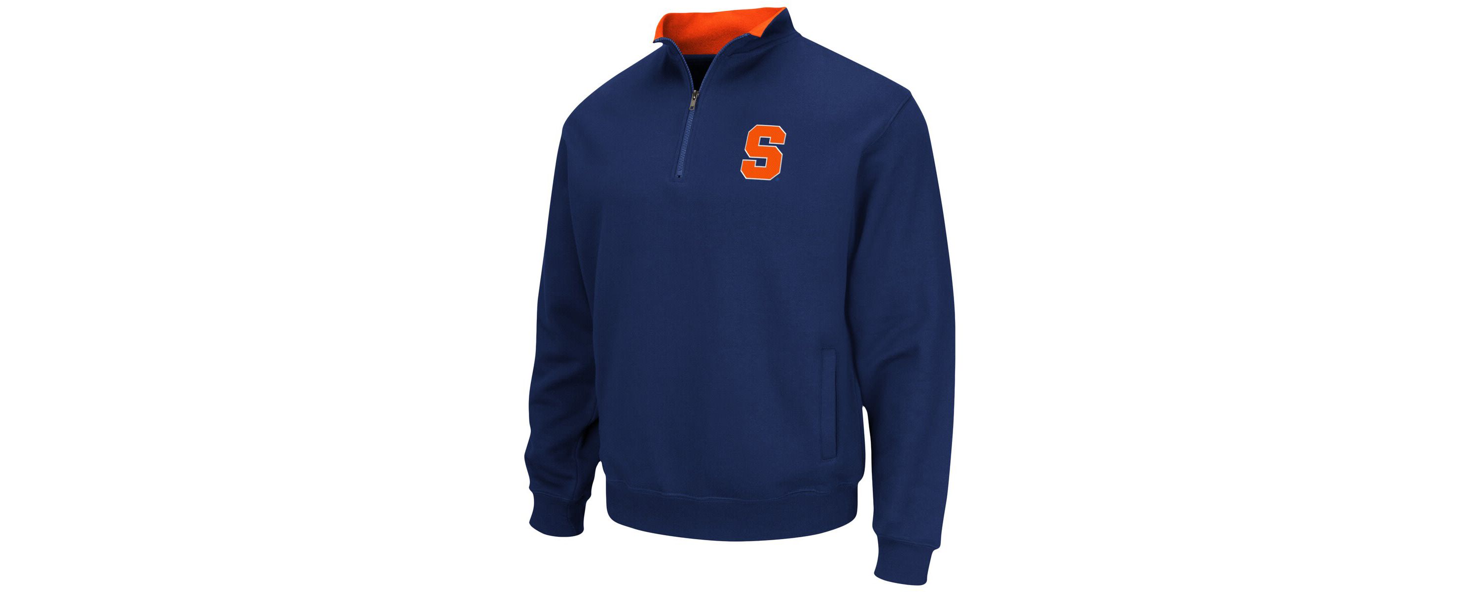 Syracuse Orange NCAA Syracuse Tortugas Team Logo Quarter-Zip Jacket
