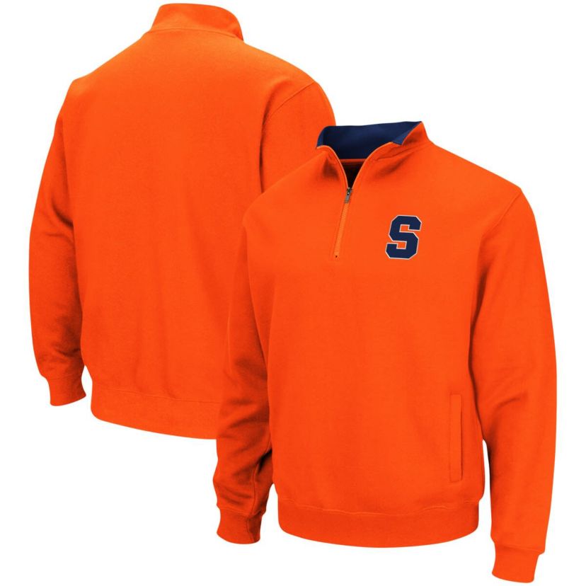 Syracuse Orange NCAA Syracuse Tortugas Team Logo Quarter-Zip Jacket