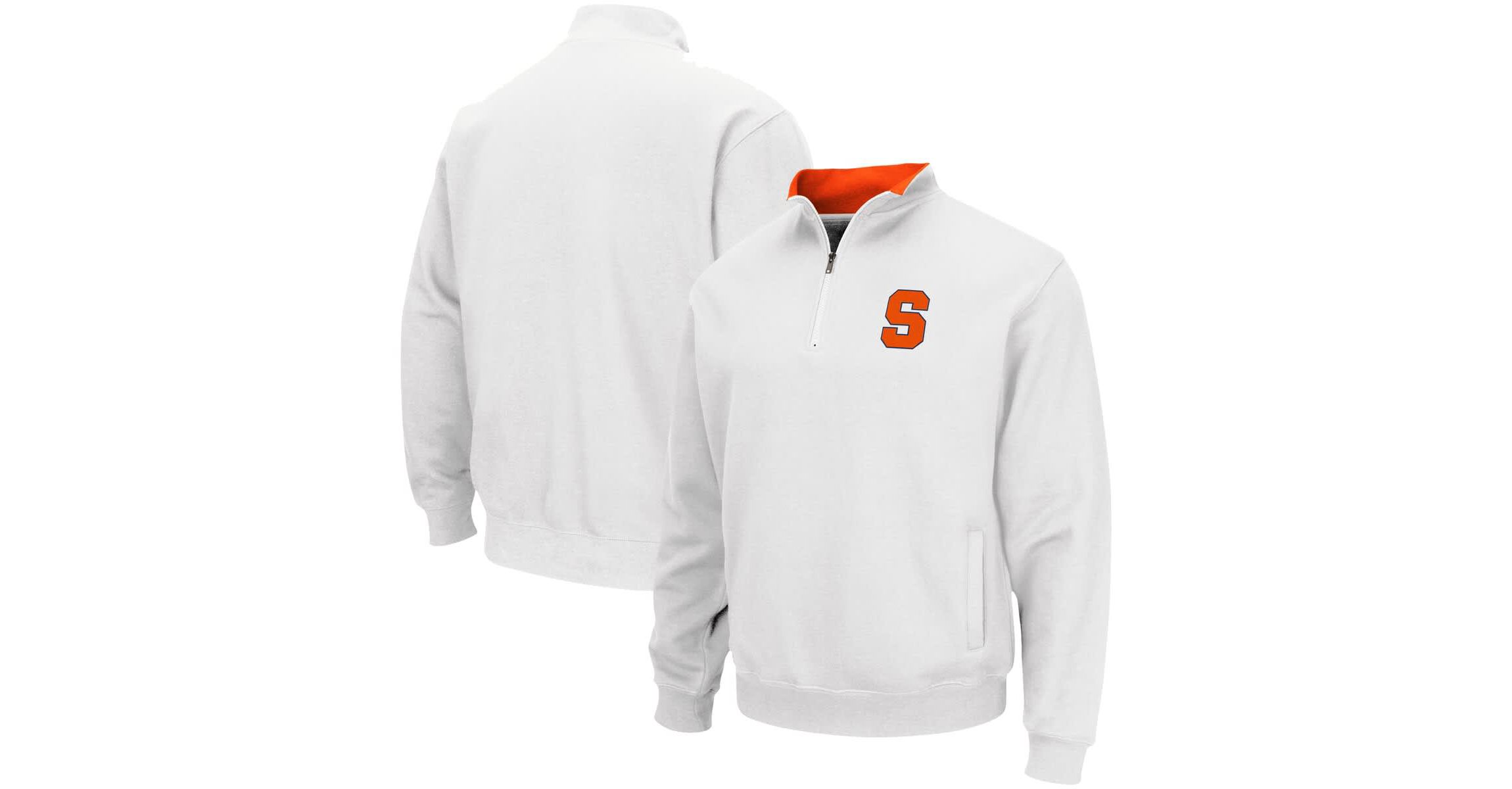 Syracuse Orange NCAA Syracuse Tortugas Team Logo Quarter-Zip Jacket