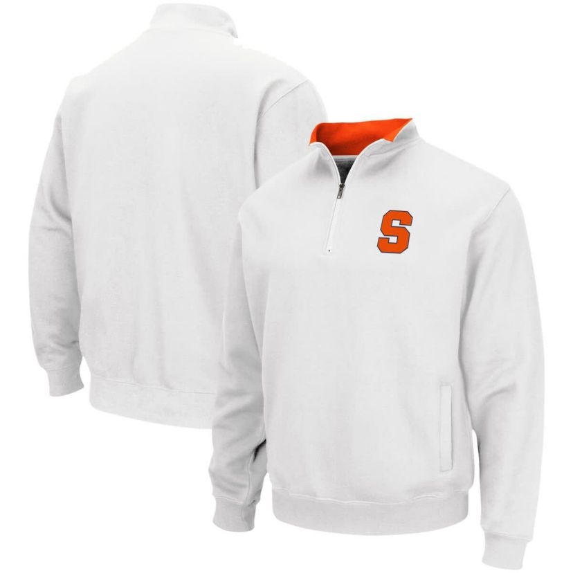 Syracuse Orange NCAA Syracuse Tortugas Team Logo Quarter-Zip Jacket