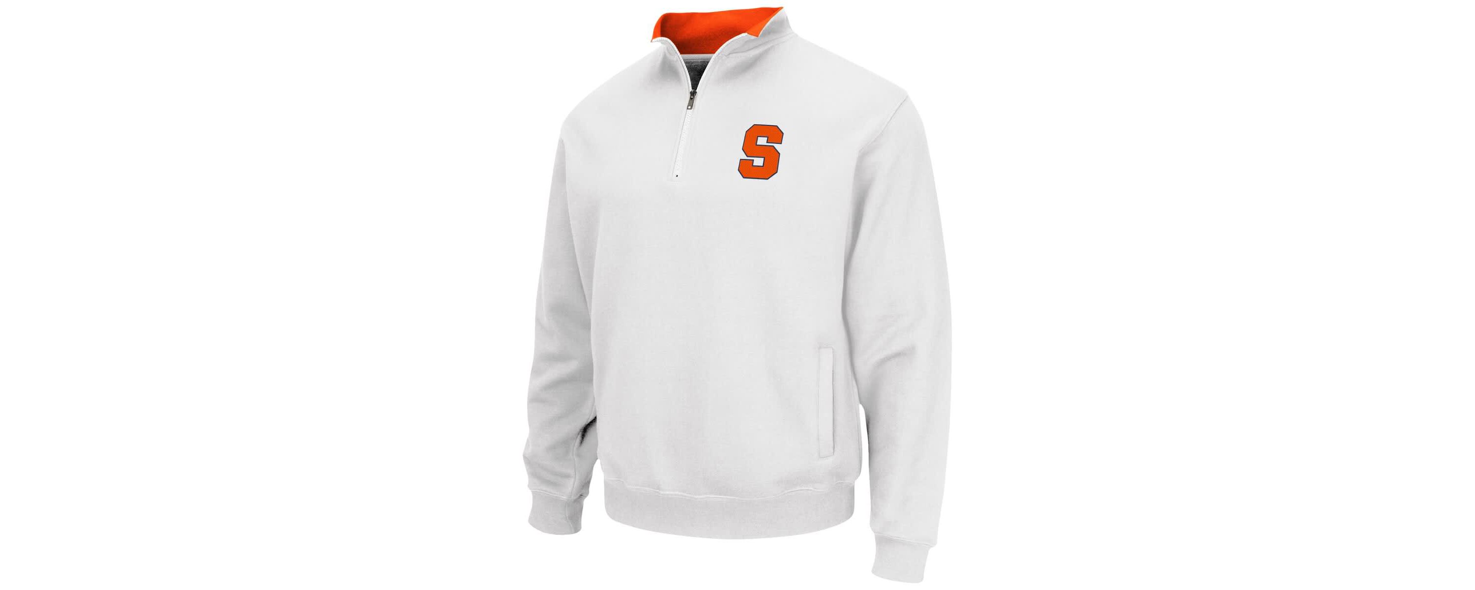 Syracuse Orange NCAA Syracuse Tortugas Team Logo Quarter-Zip Jacket