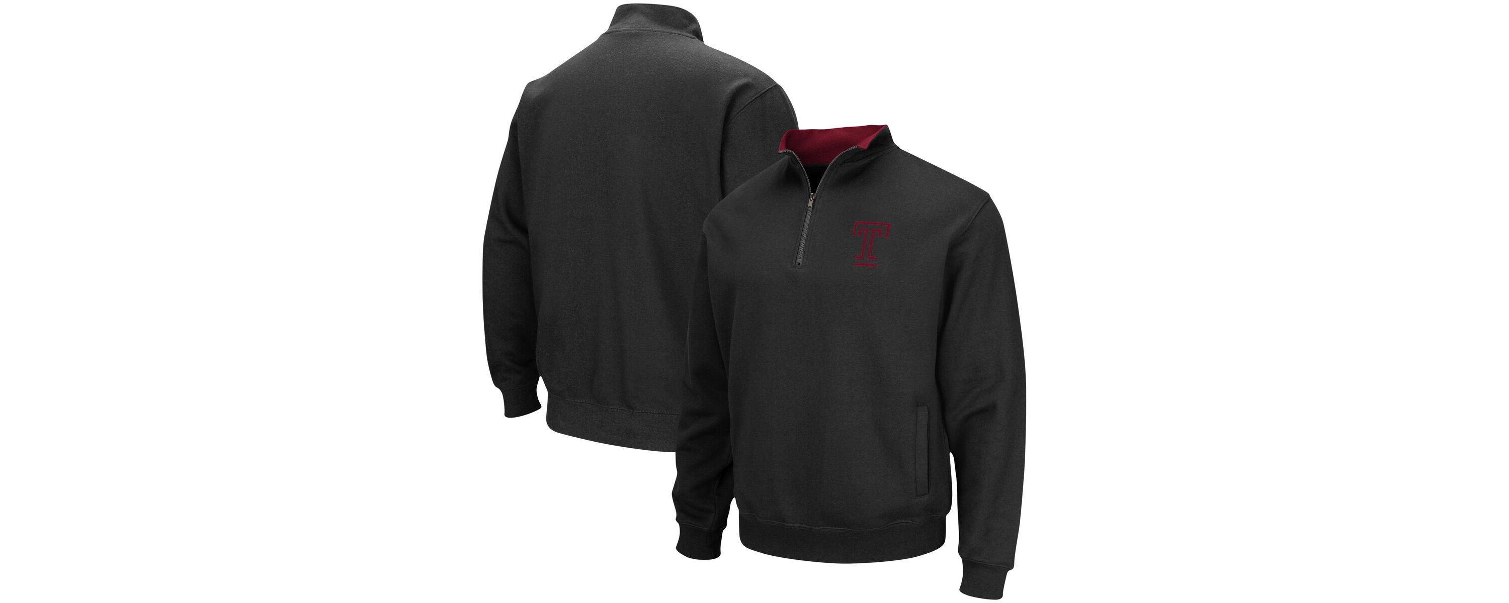 NCAA Temple Owls Tortugas Team Logo Quarter-Zip Jacket