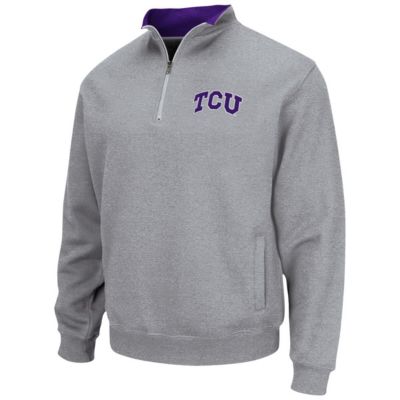 NCAA ed TCU Horned Frogs Tortugas Team Logo Quarter-Zip Jacket