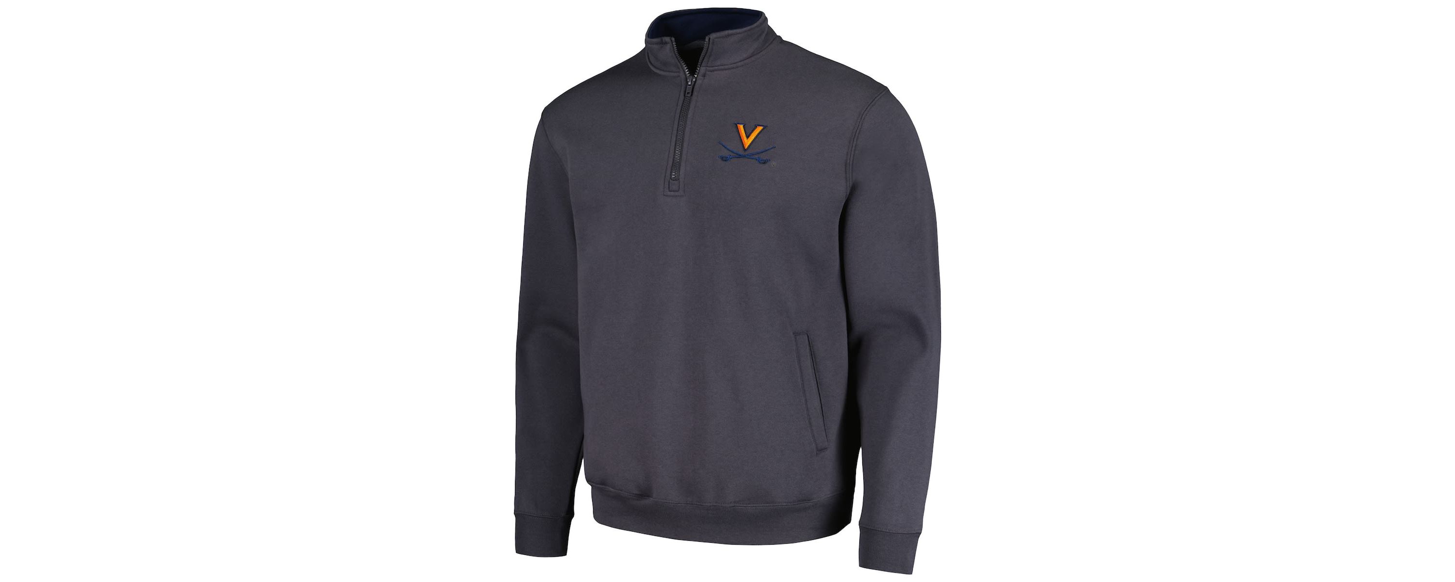NCAA Virginia Cavaliers Tortugas Team Logo Quarter-Zip Jacket