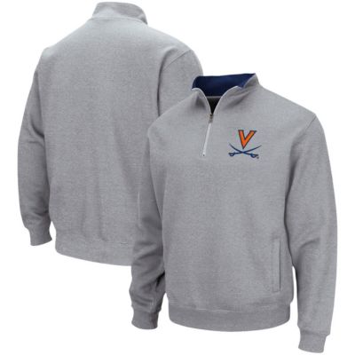 NCAA Heathered Virginia Cavaliers Tortugas Team Logo Quarter-Zip Jacket