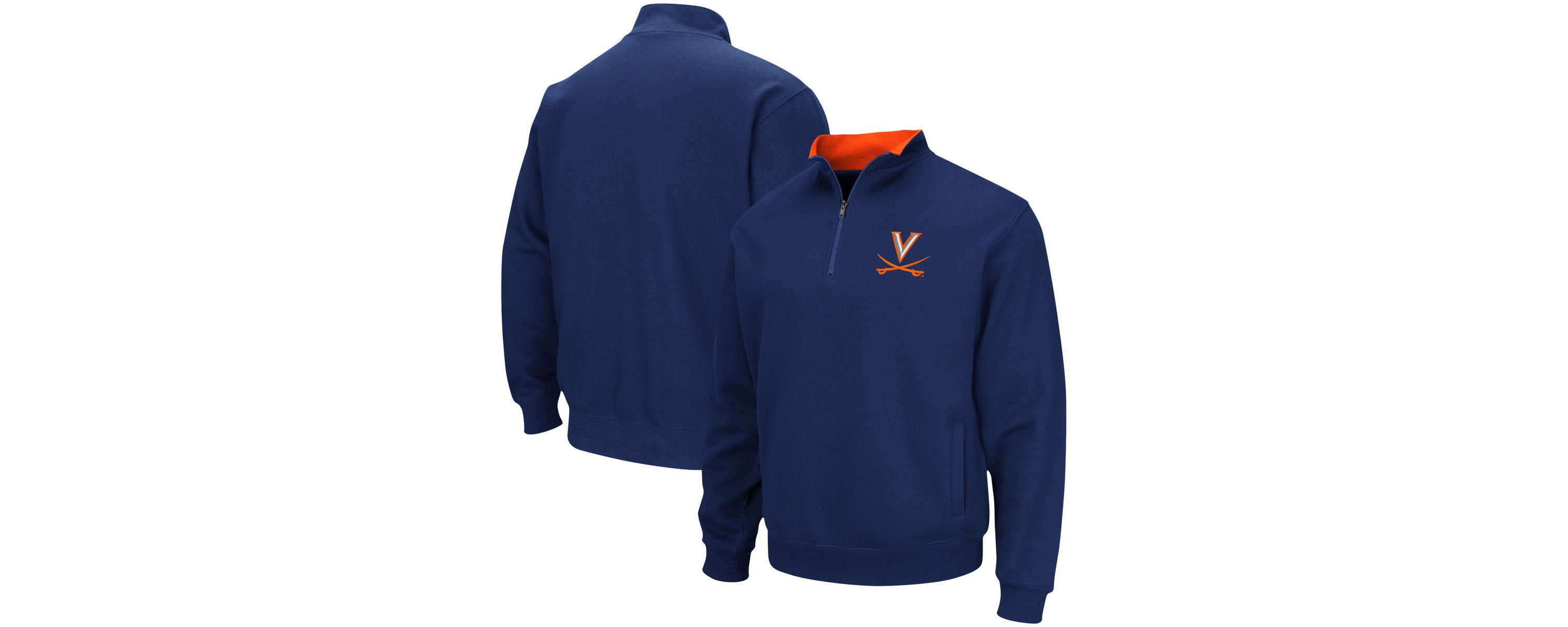NCAA Virginia Cavaliers Tortugas Team Logo Quarter-Zip Jacket
