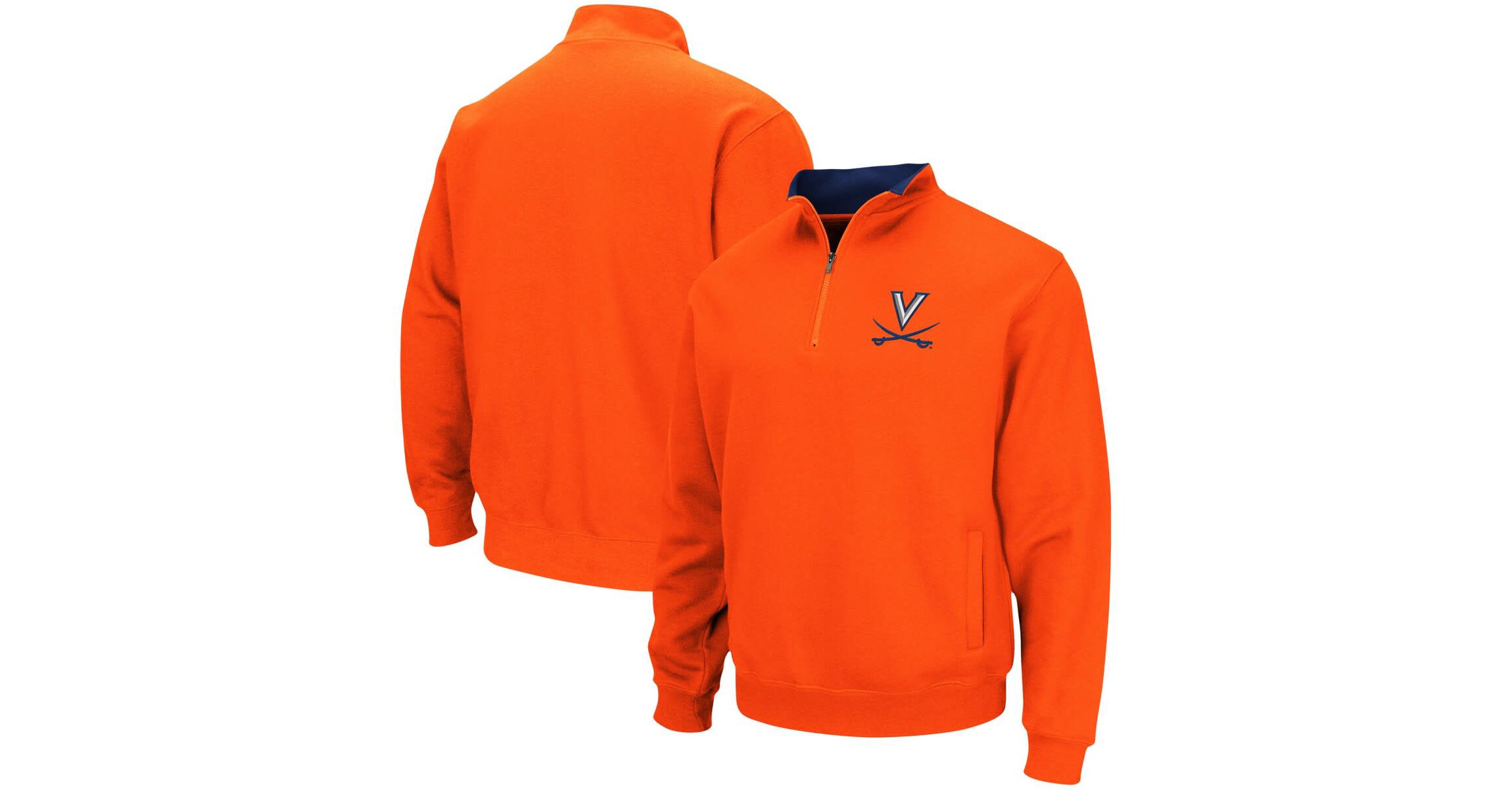 NCAA Virginia Cavaliers Tortugas Team Logo Quarter-Zip Jacket
