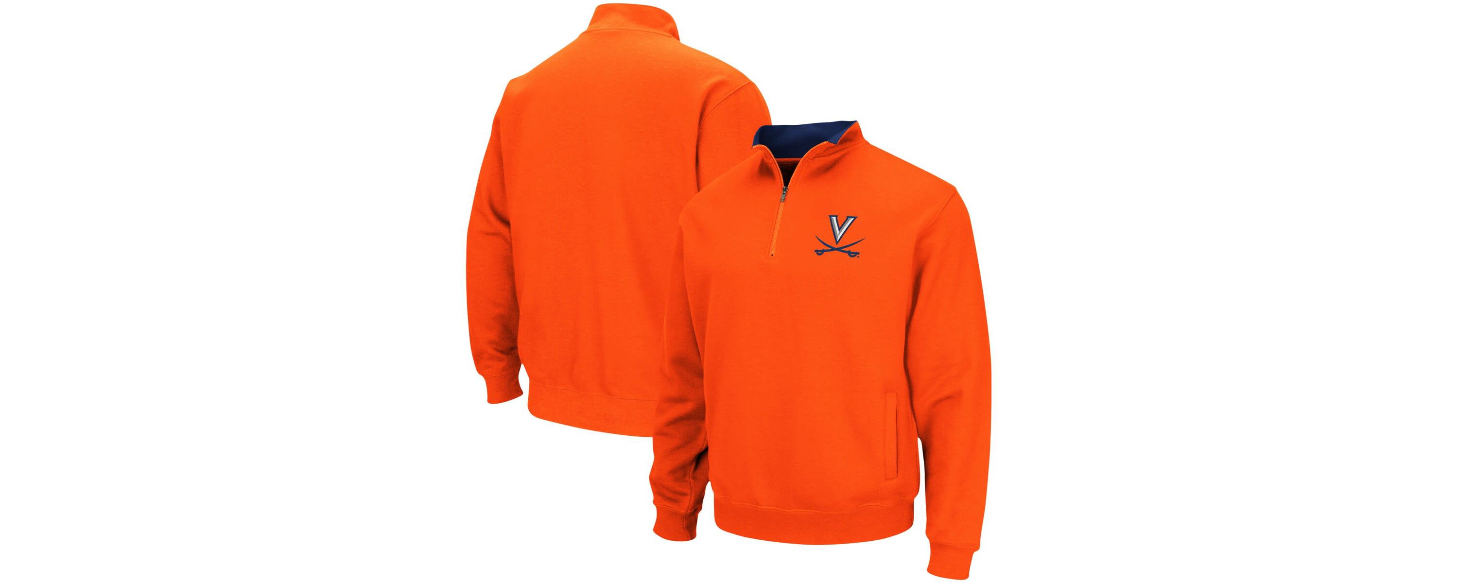 NCAA Virginia Cavaliers Tortugas Team Logo Quarter-Zip Jacket