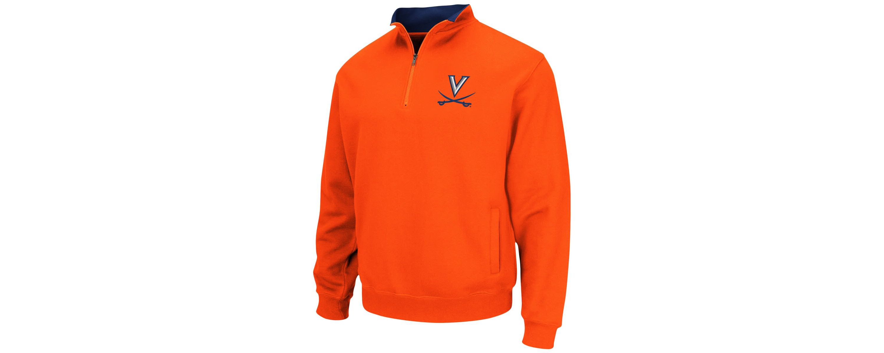 NCAA Virginia Cavaliers Tortugas Team Logo Quarter-Zip Jacket