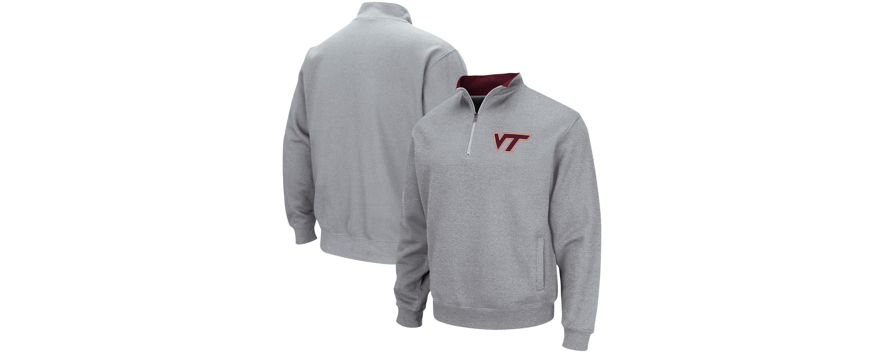 NCAA ed Virginia Tech Hokies Tortugas Team Logo Quarter-Zip Jacket