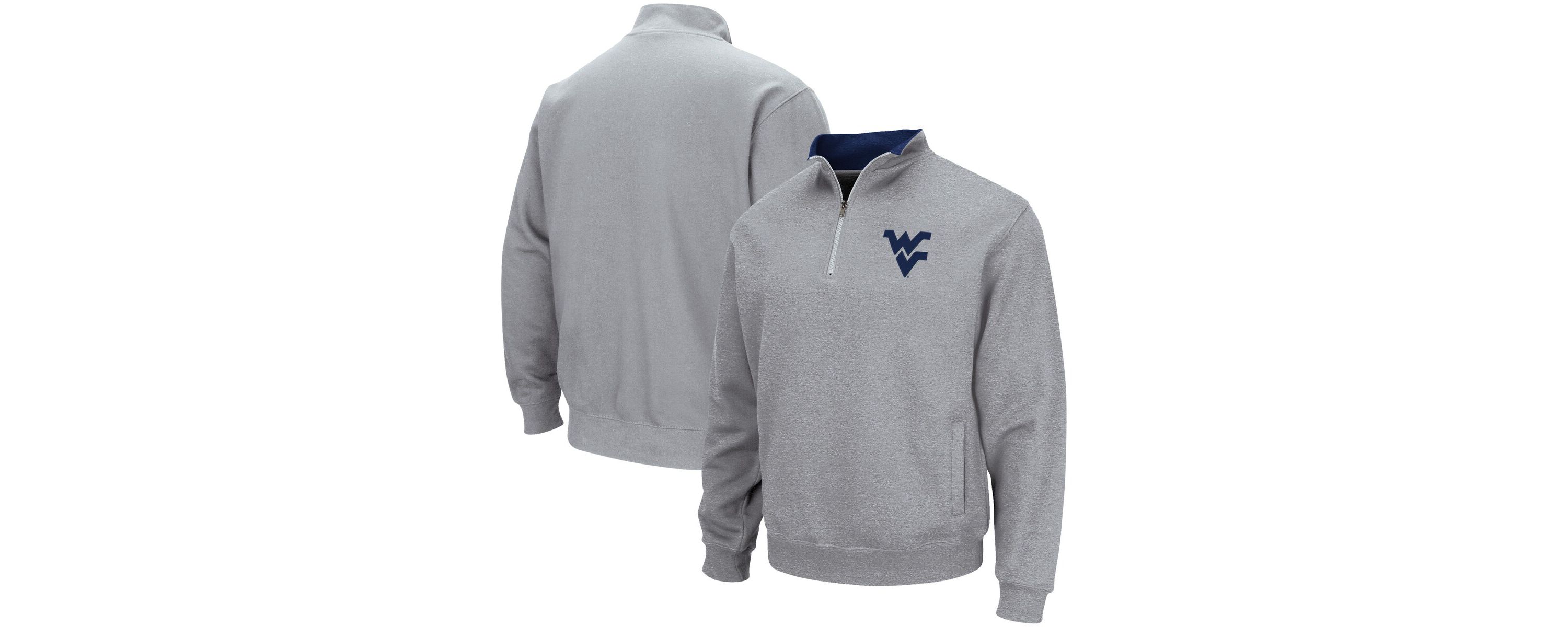 NCAA ed West Virginia Mountaineers Tortugas Team Logo Quarter-Zip Jacket