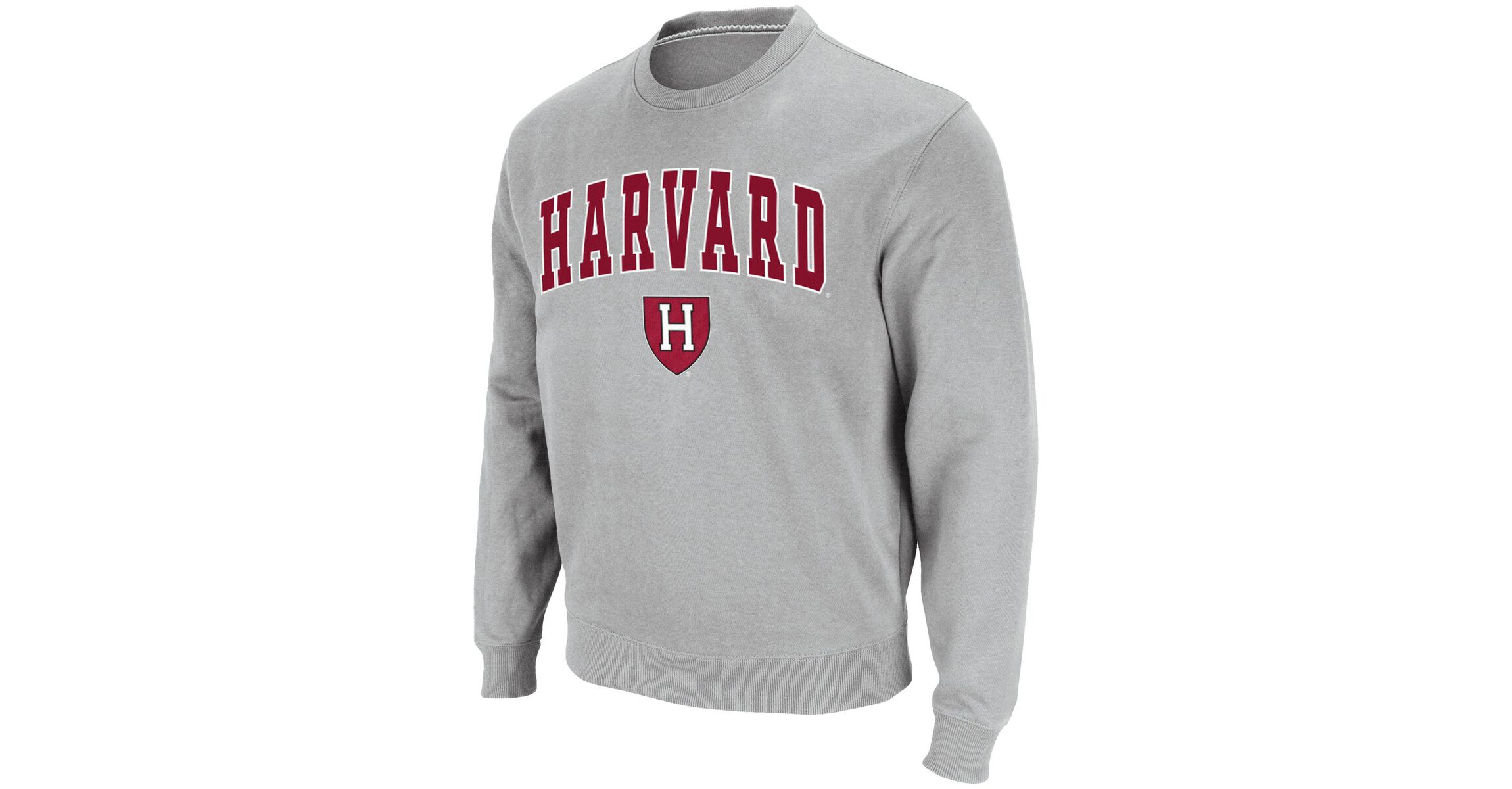 Harvard Crimson NCAA Harvard Team Arch & Logo Tackle Twill Pullover Sweatshirt