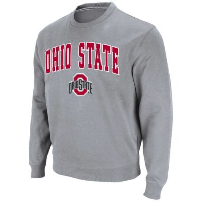 NCAA ed Ohio State Buckeyes Team Arch & Logo Tackle Twill Pullover Sweatshirt