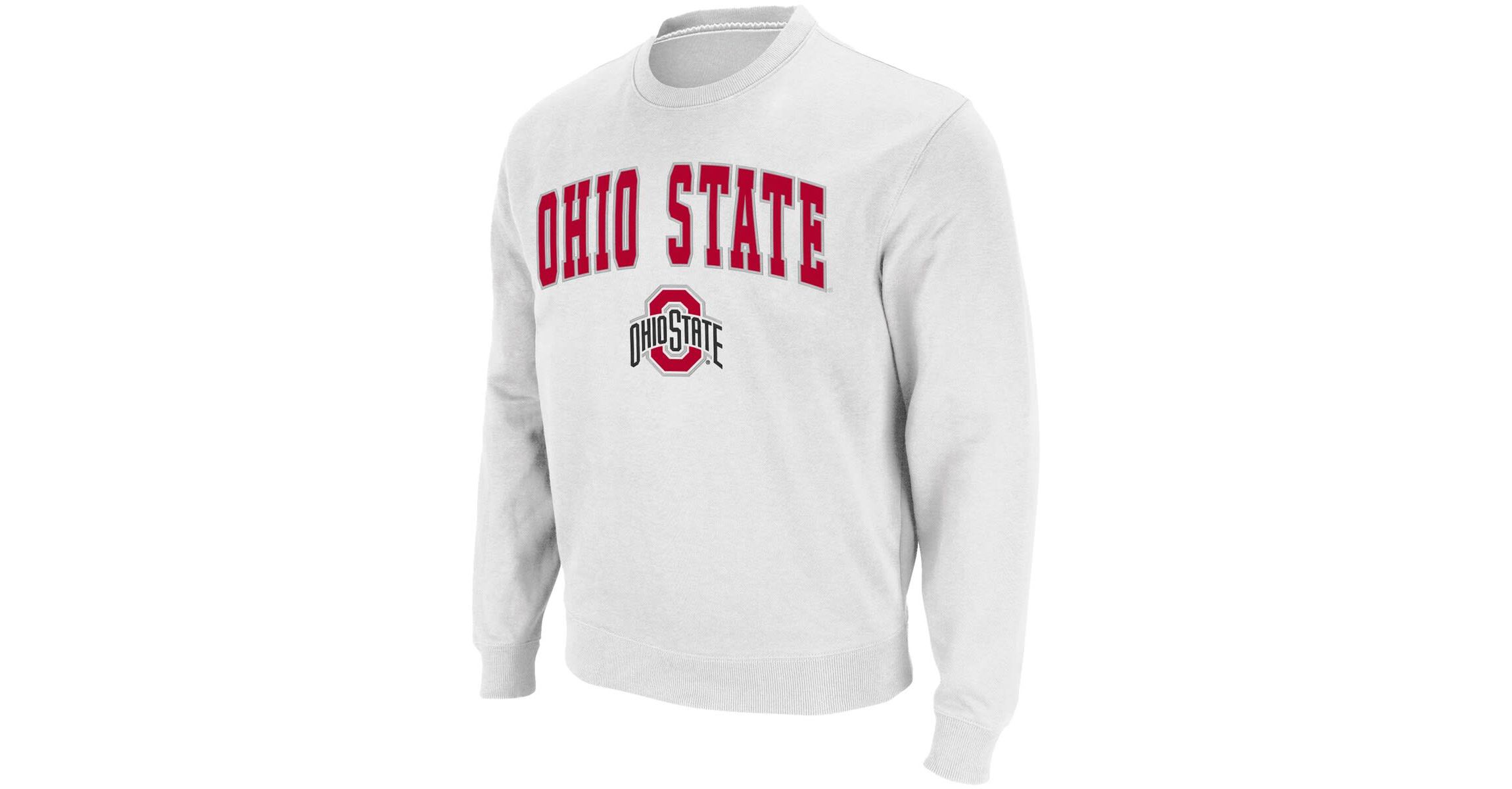 NCAA Ohio State Buckeyes Team Arch & Logo Tackle Twill Pullover Sweatshirt