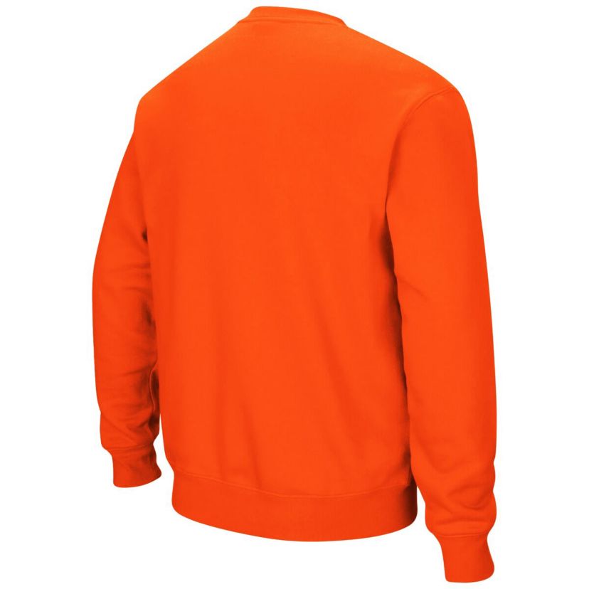 NCAA Virginia Cavaliers Team Arch & Logo Tackle Twill Pullover Sweatshirt