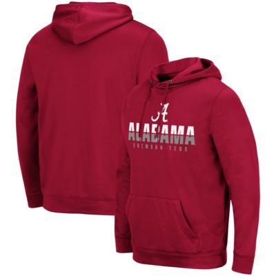Colosseum Men's Alabama Crimson Tide NCAA Alabama Tide Lantern Pullover Hoodie, Large