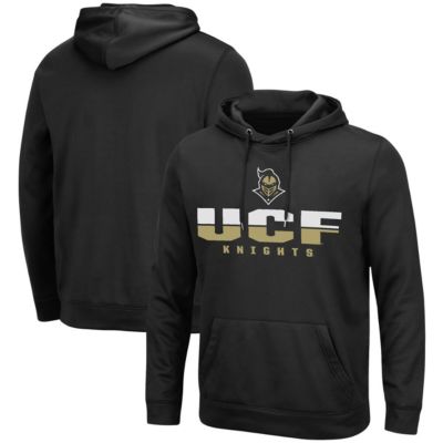 Colosseum Men's NCAA UCF Knights Lantern Pullover Hoodie, Black, 2XL