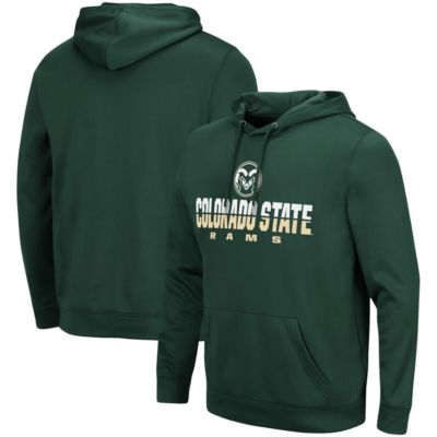Colosseum Men's NCAA Colorado State Rams Lantern Pullover Hoodie, Green, 3XL