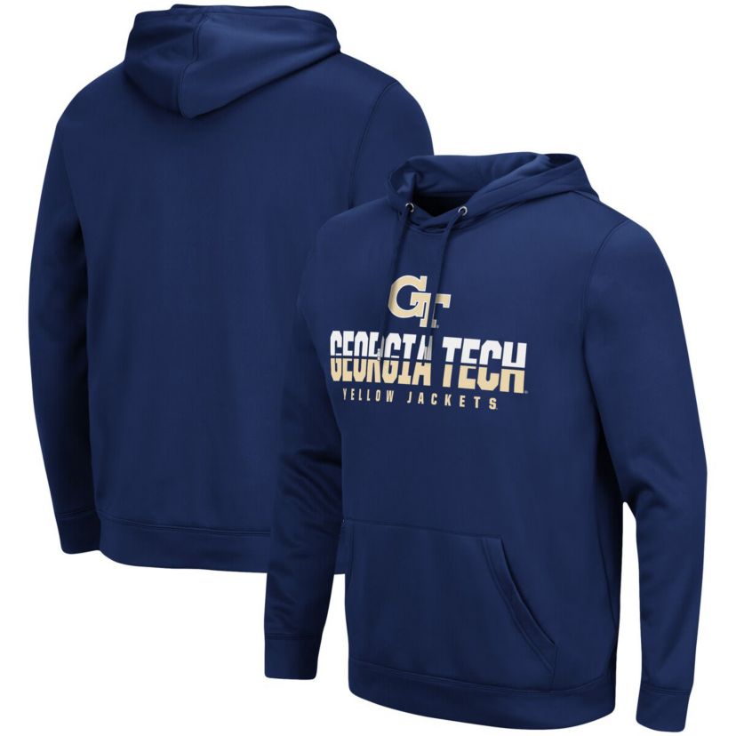 Georgia Tech Yellow Jackets NCAA Georgia Tech Jackets Lantern Pullover Hoodie