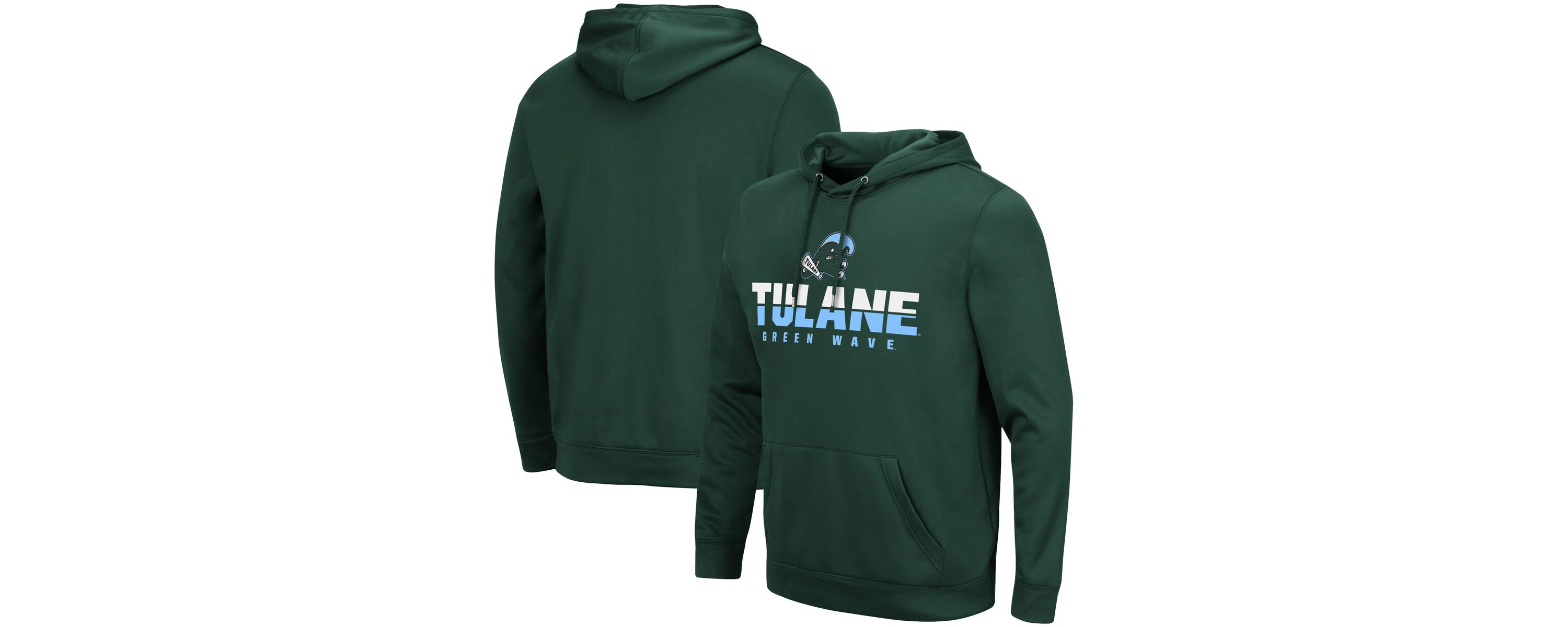Tulane Green Wave NCAA Tulane Wave Lantern Pullover Hoodie