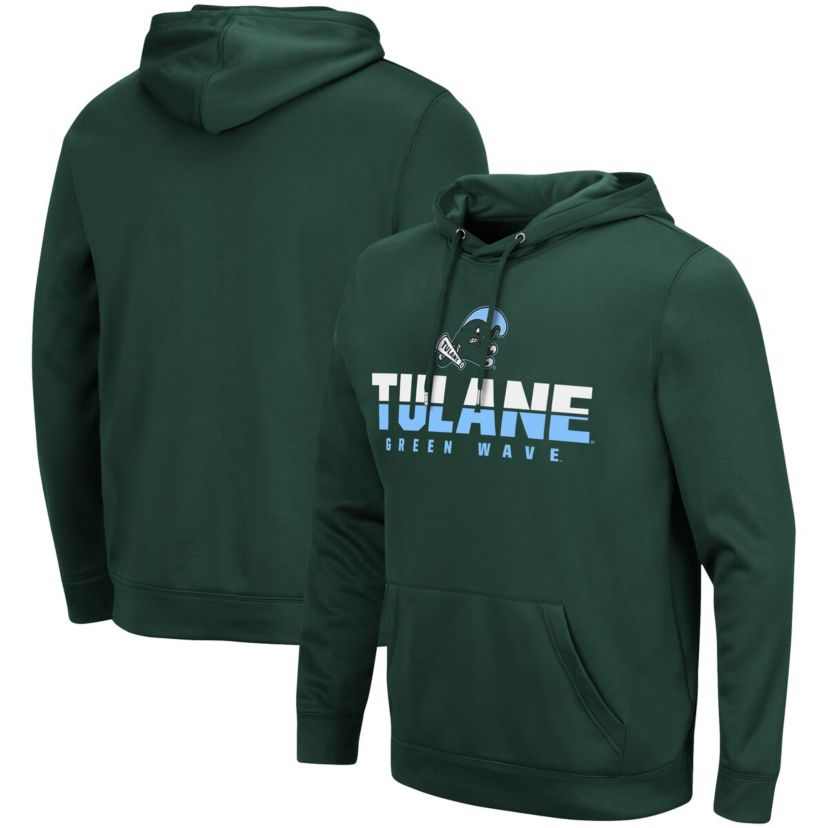 Tulane Green Wave NCAA Tulane Wave Lantern Pullover Hoodie