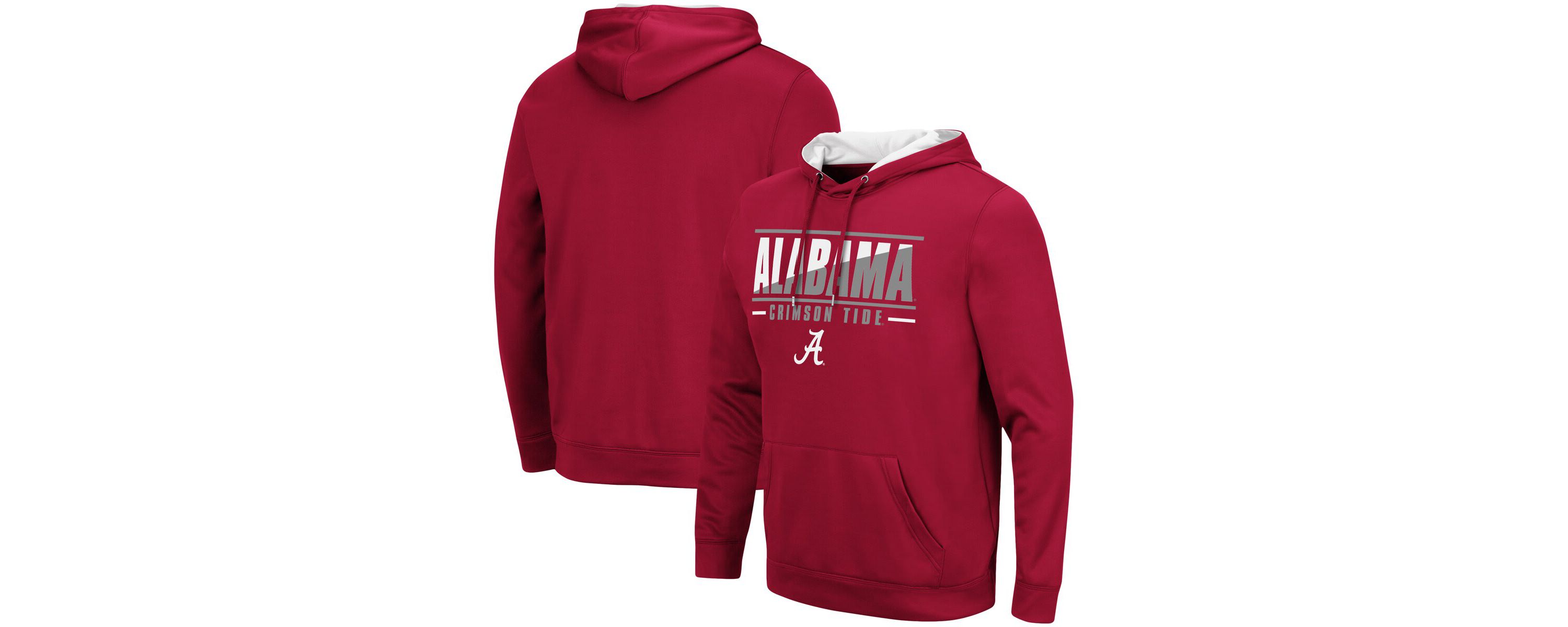 Alabama Crimson Tide NCAA Alabama Tide Slash Stack 2.0 Pullover Hoodie