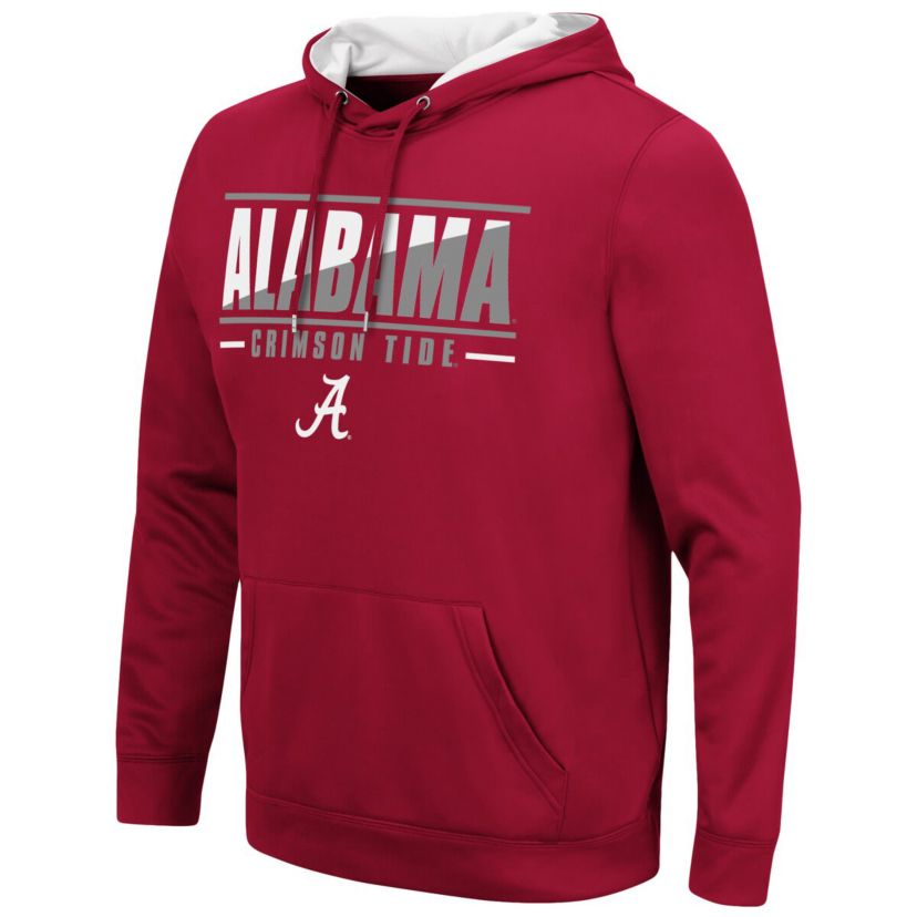 Alabama Crimson Tide NCAA Alabama Tide Slash Stack 2.0 Pullover Hoodie