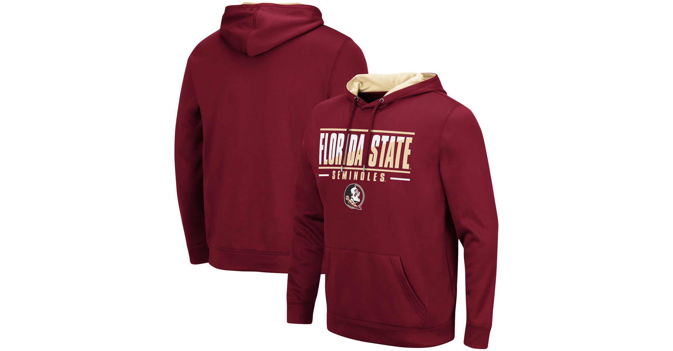 NCAA Florida State Seminoles Slash Stack 2.0 Pullover Hoodie