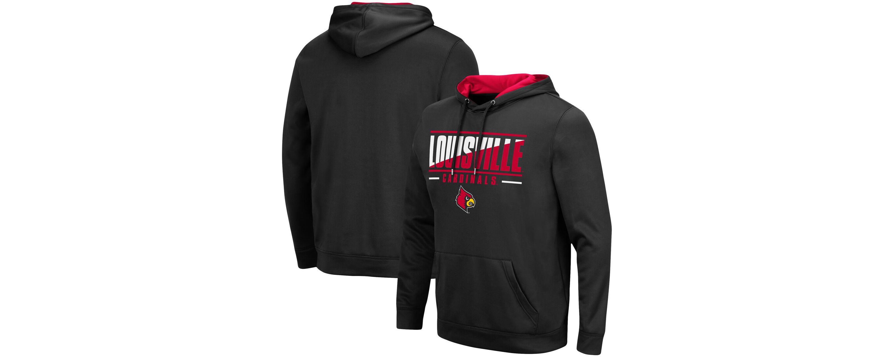 NCAA Louisville Cardinals Slash Stack 2.0 Pullover Hoodie