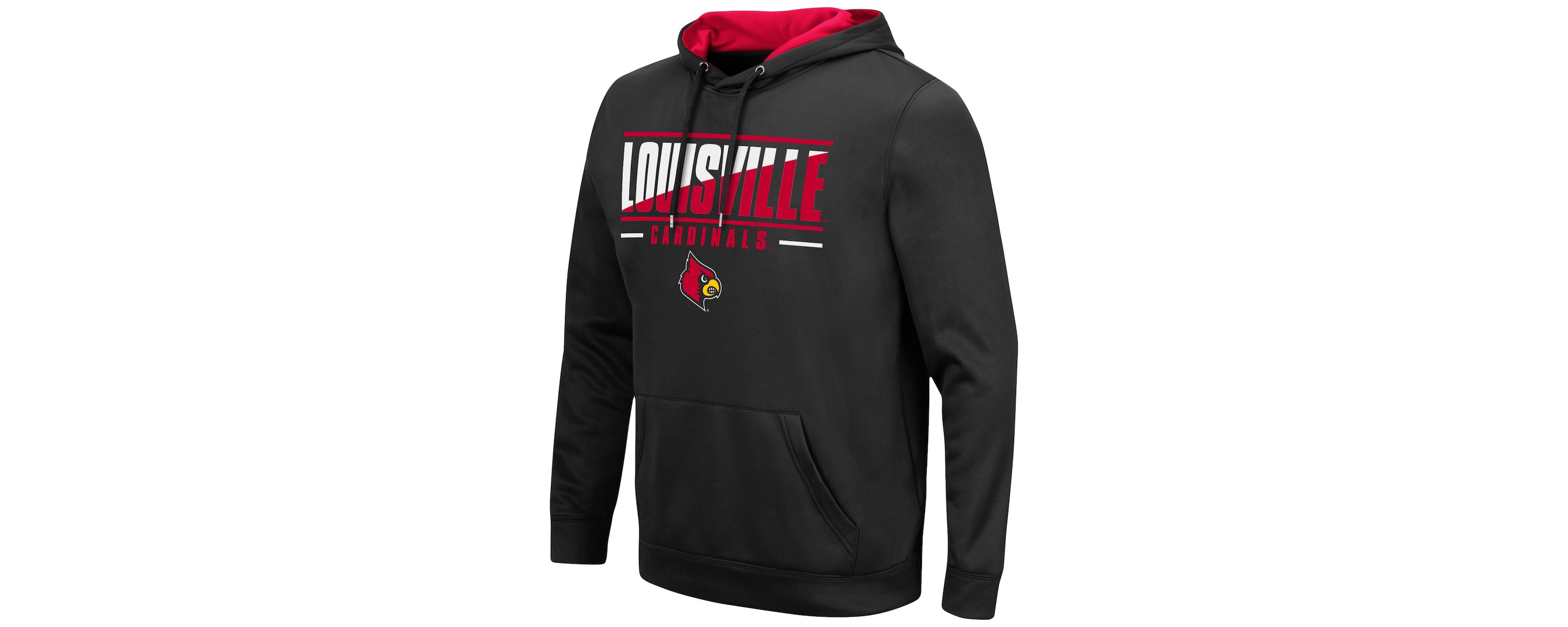 NCAA Louisville Cardinals Slash Stack 2.0 Pullover Hoodie