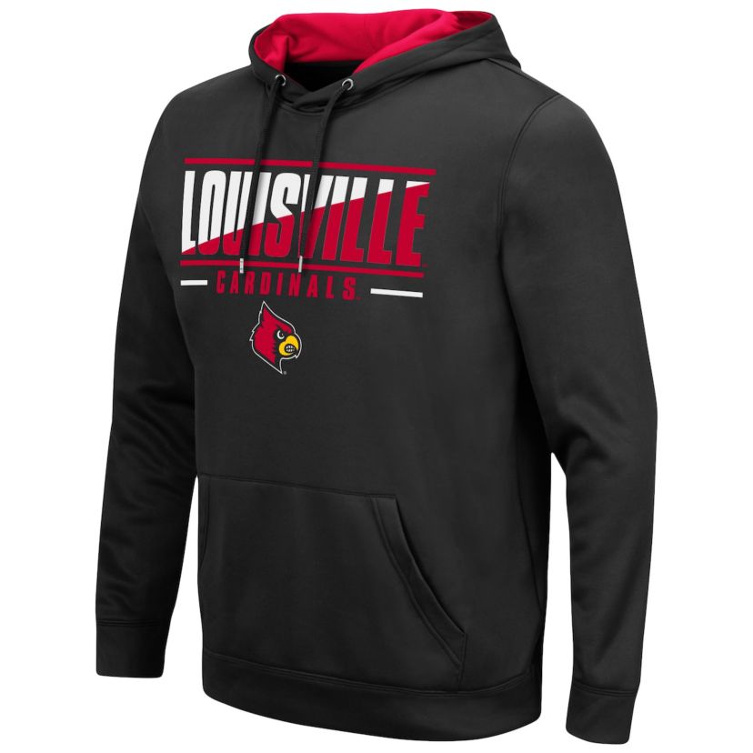 NCAA Louisville Cardinals Slash Stack 2.0 Pullover Hoodie