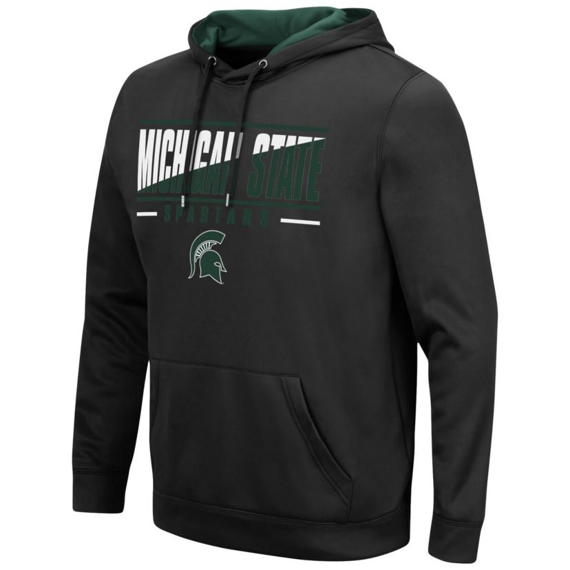NCAA Michigan State Spartans Slash Stack 2.0 Pullover Hoodie