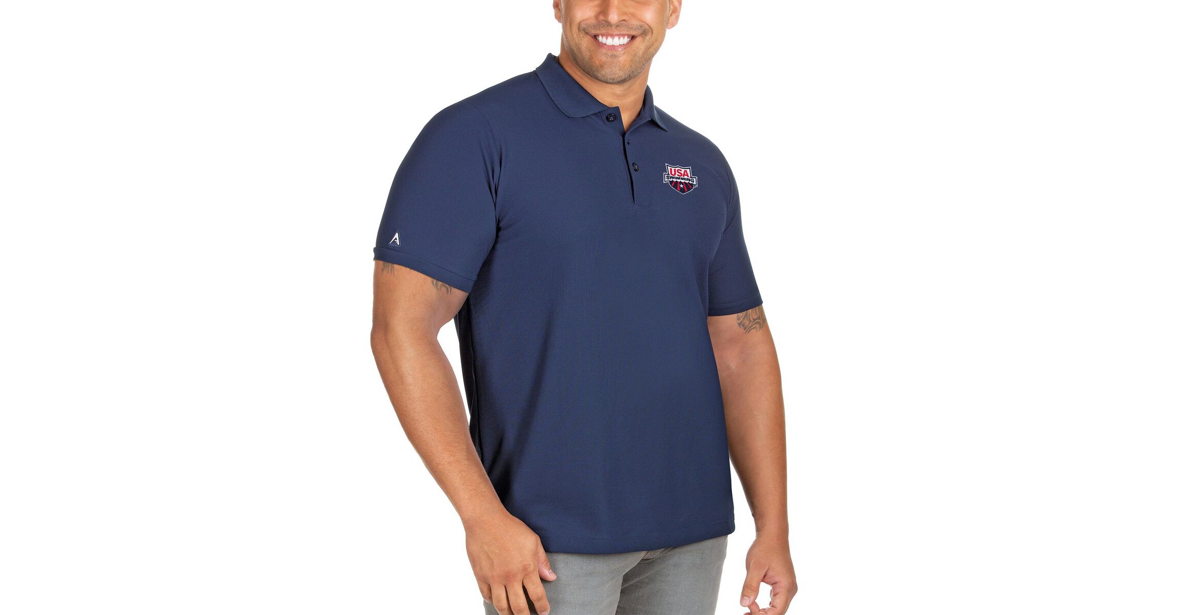 Olympics USA Swimming Big & Tall Legacy Pique Polo