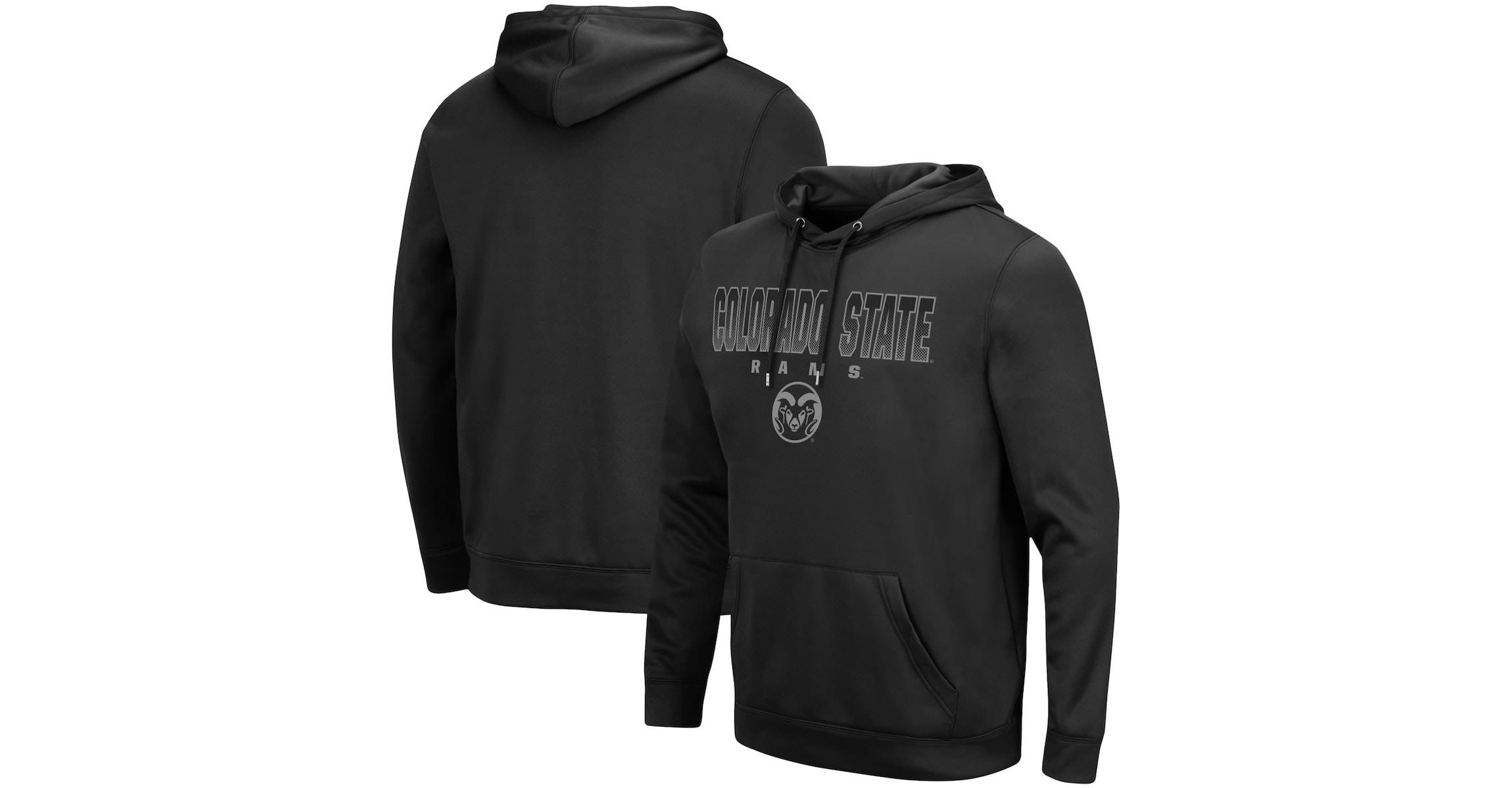 NCAA Colorado State Rams Blackout 3.0 Pullover Hoodie