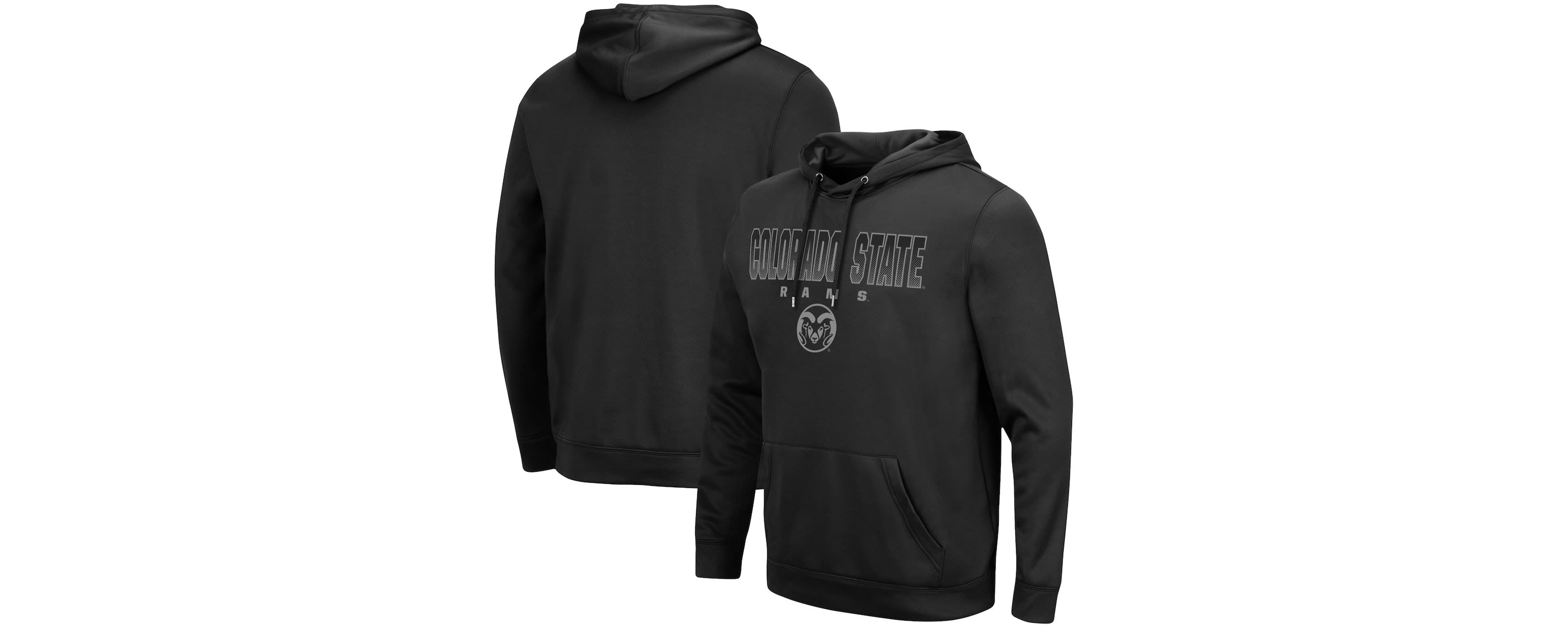 NCAA Colorado State Rams Blackout 3.0 Pullover Hoodie