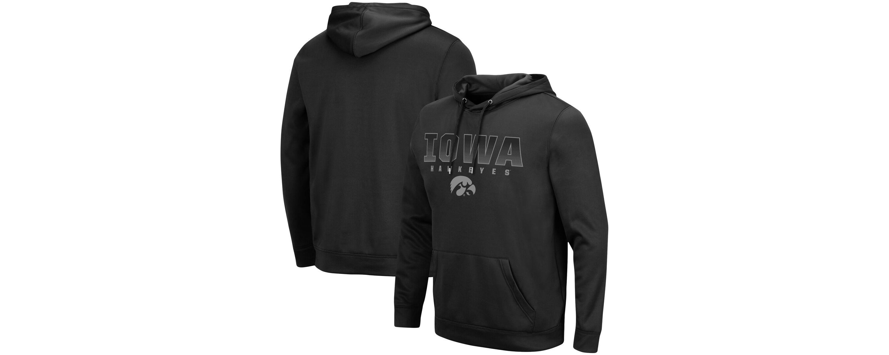 NCAA Iowa Hawkeyes Blackout 3.0 Pullover Hoodie