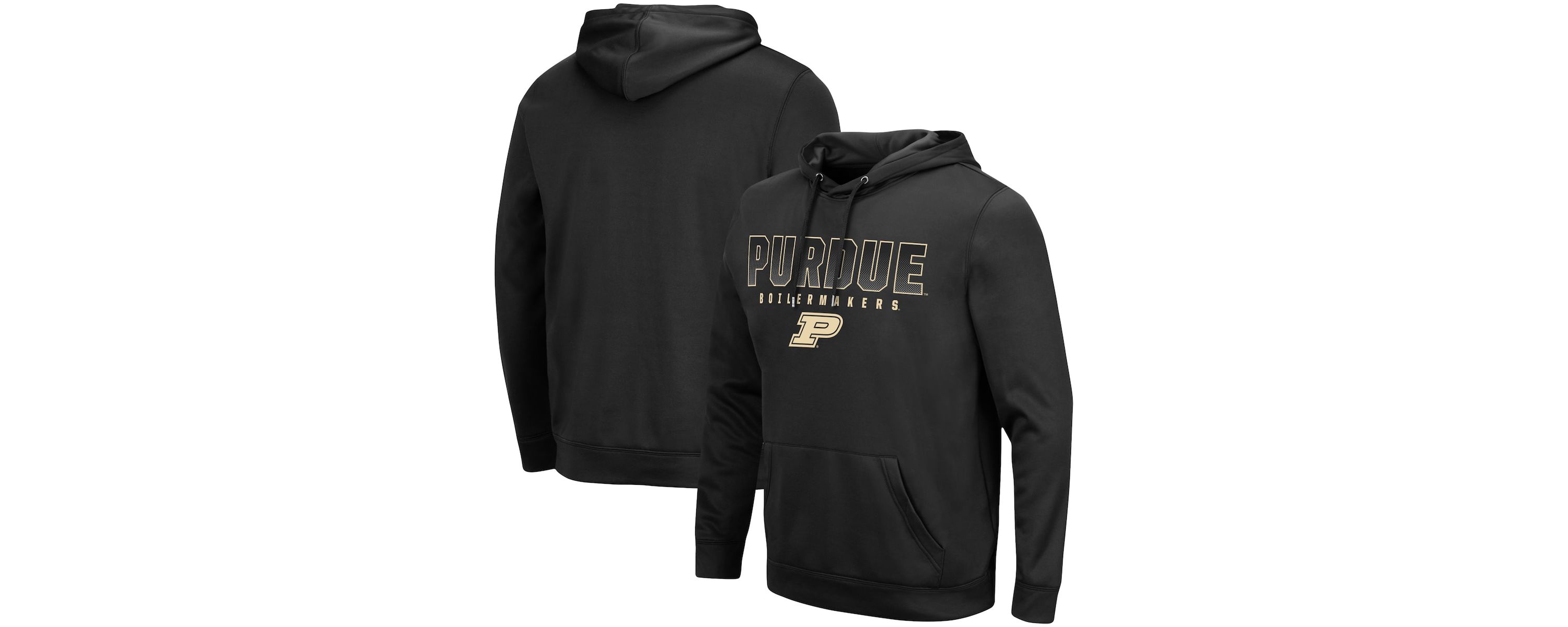 NCAA Purdue Boilermakers Blackout 3.0 Pullover Hoodie