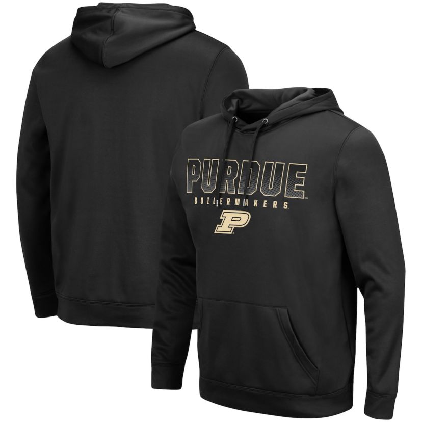 NCAA Purdue Boilermakers Blackout 3.0 Pullover Hoodie