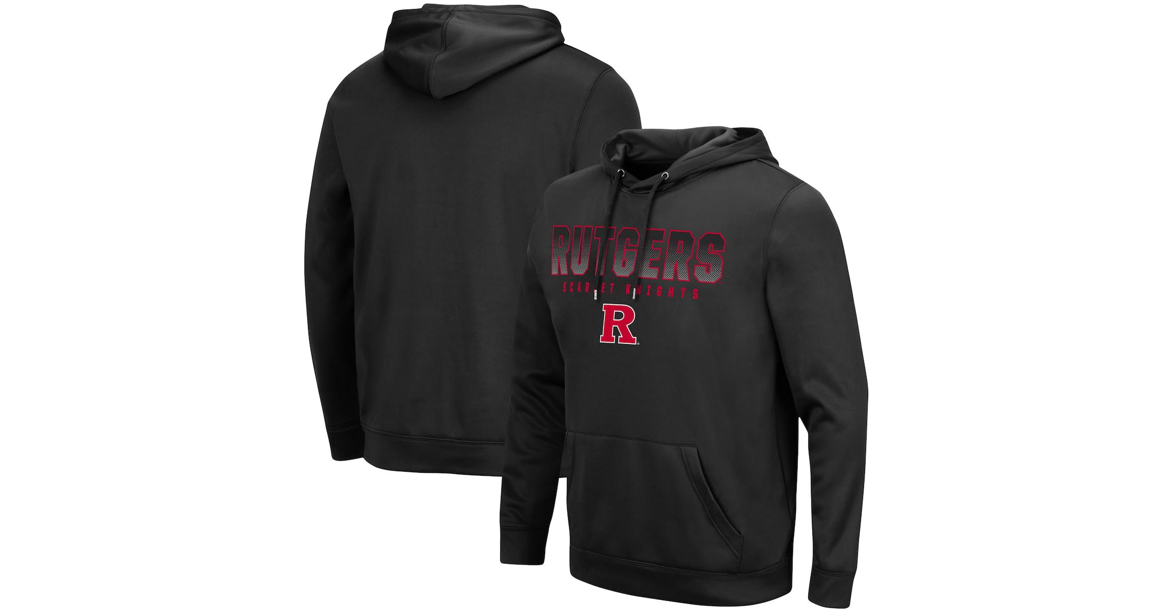 Rutgers Scarlet Knights NCAA Rutgers Knights Blackout 3.0 Pullover Hoodie