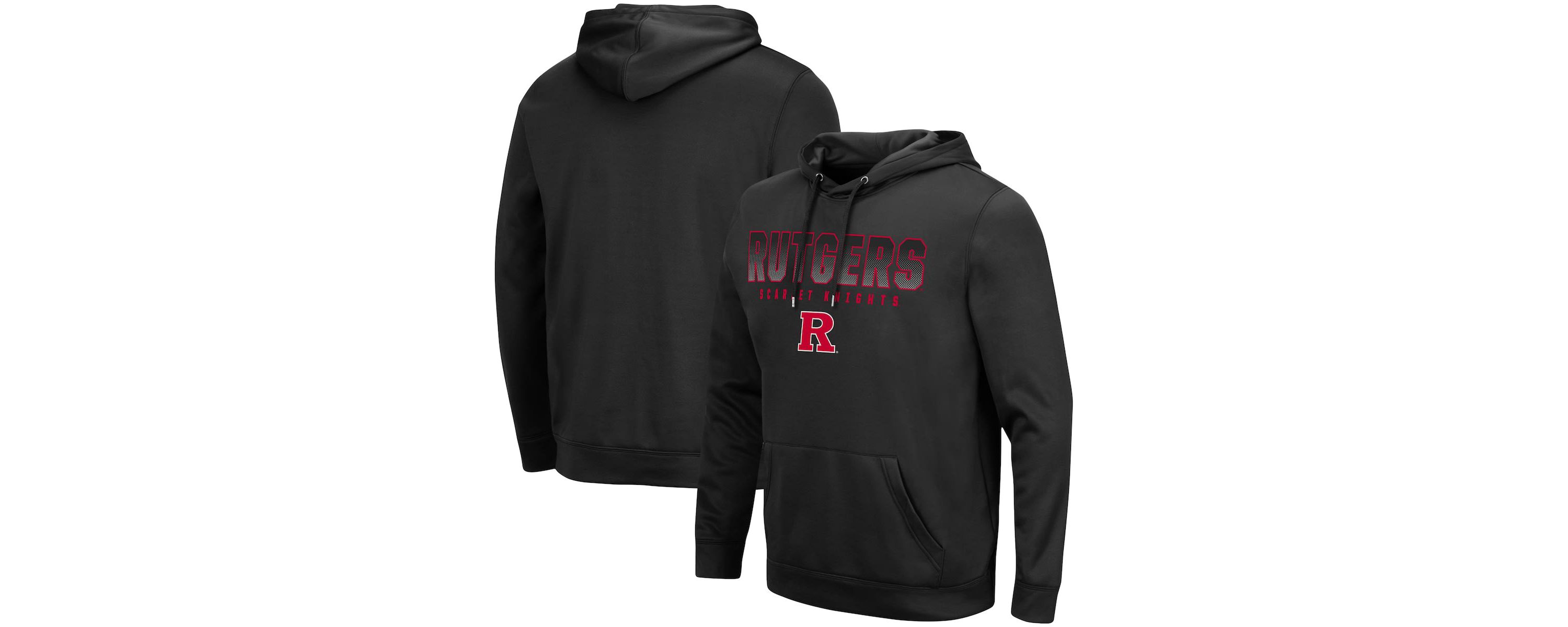 Rutgers Scarlet Knights NCAA Rutgers Knights Blackout 3.0 Pullover Hoodie
