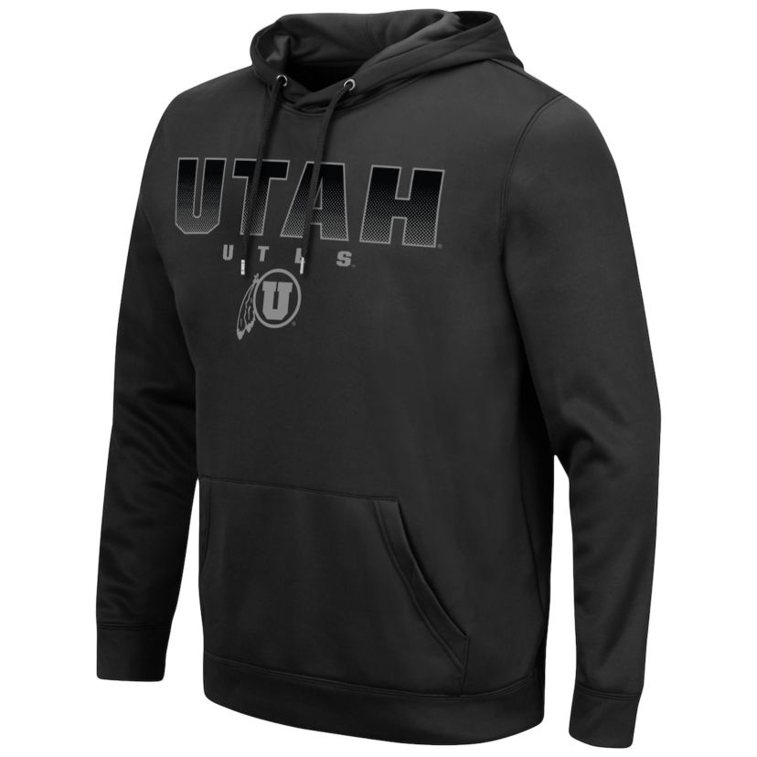 NCAA Utah Utes Blackout 3.0 Pullover Hoodie