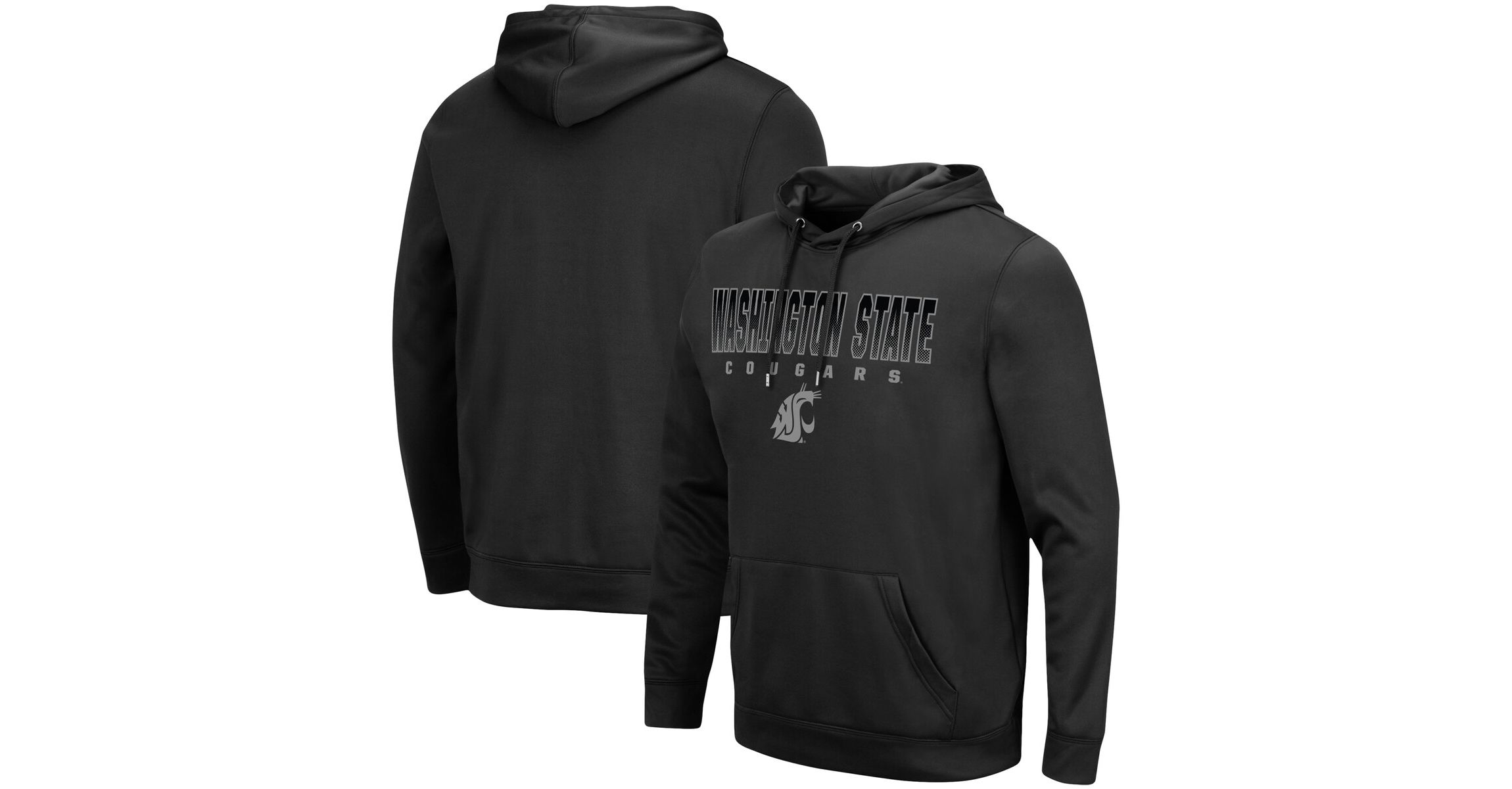 NCAA Washington State Cougars Blackout 3.0 Pullover Hoodie