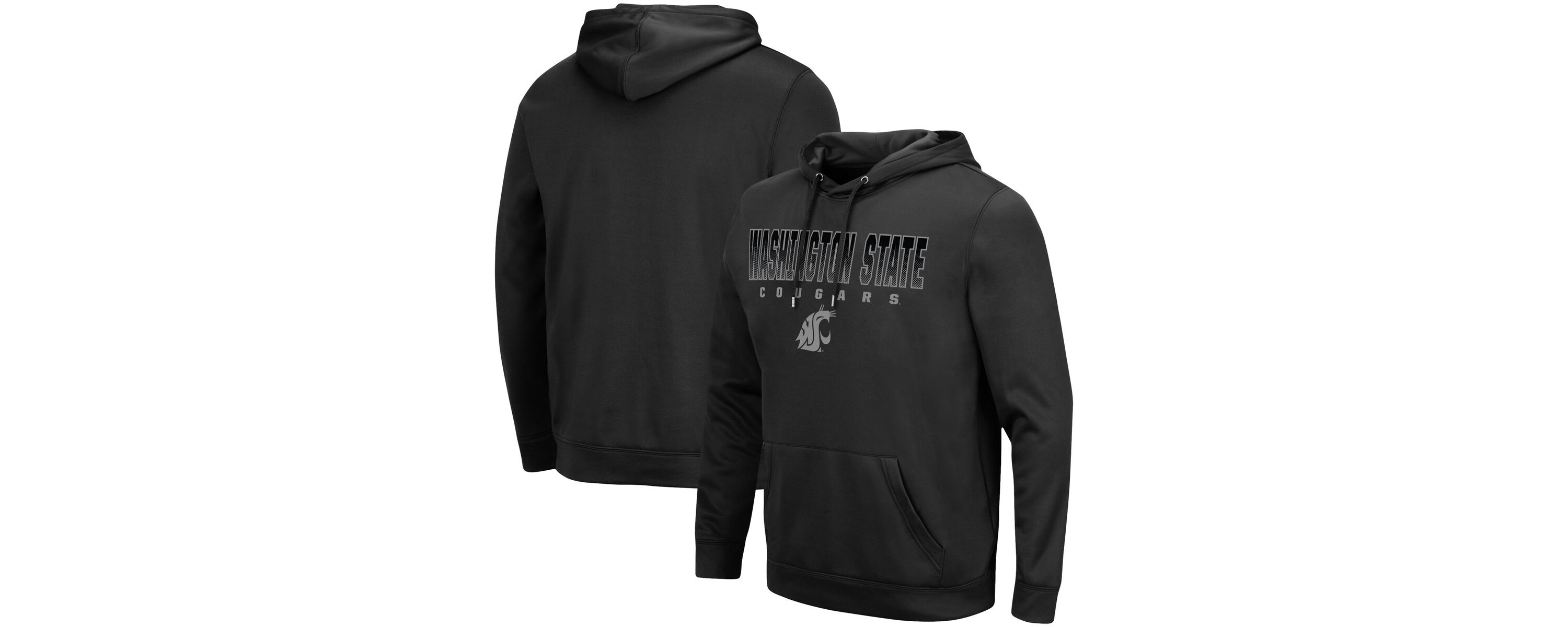 NCAA Washington State Cougars Blackout 3.0 Pullover Hoodie
